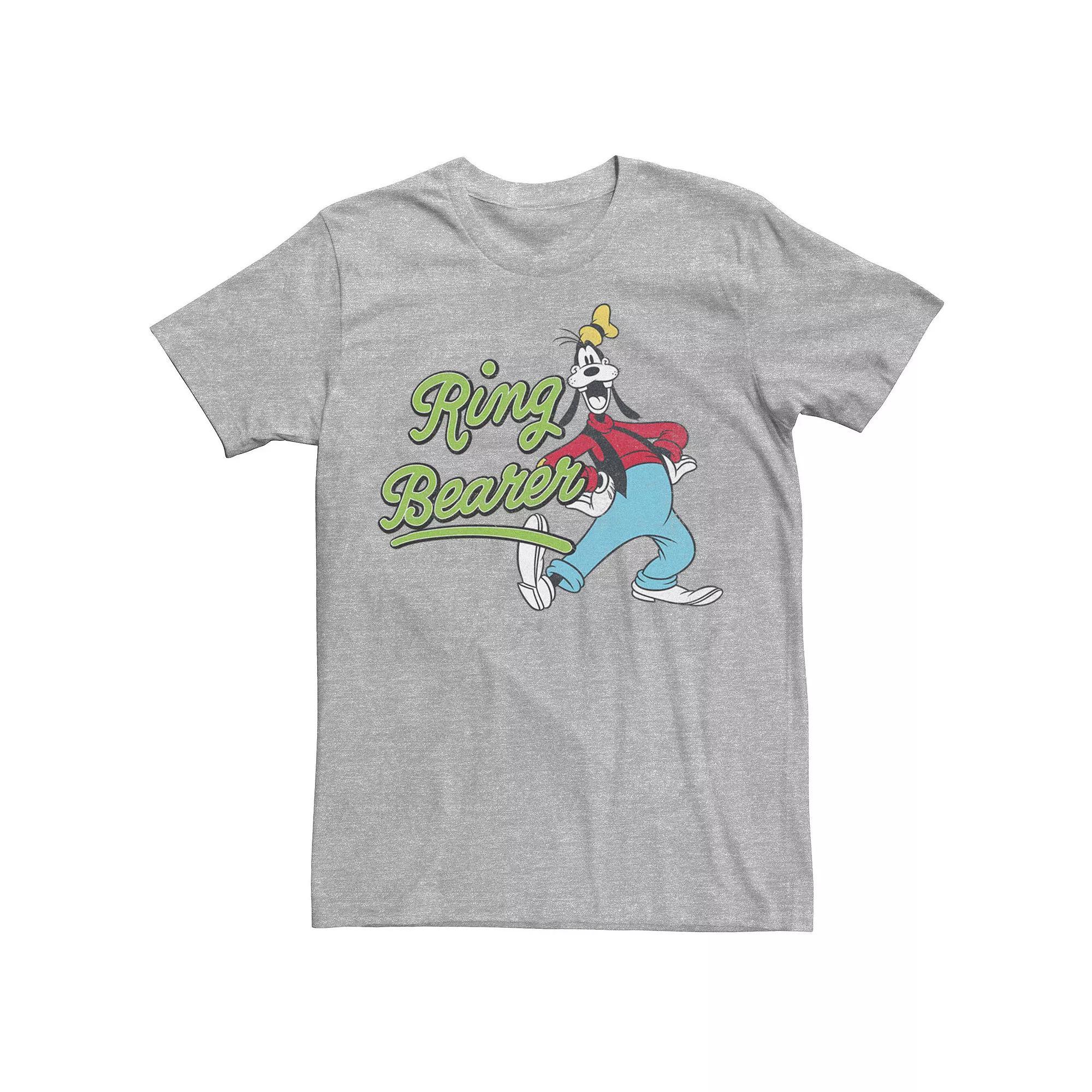 Disney's Mickey & Friends Goofy Ring Bearer Men's Tee, Size: XS, Athletic Grey Product Image