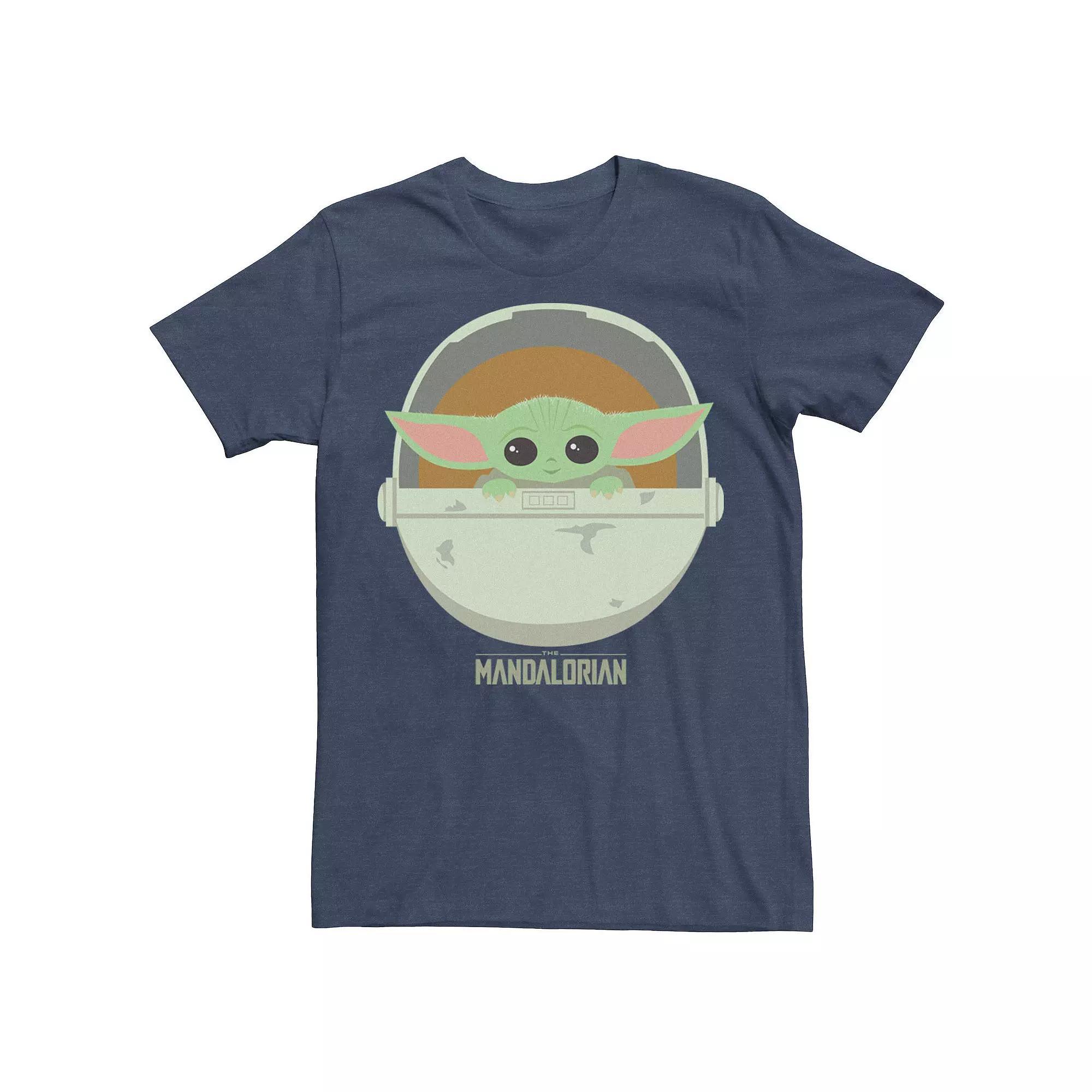 Men's Star Wars The Mandalorian The Child Bassinet Portrait Tee,  Product Image