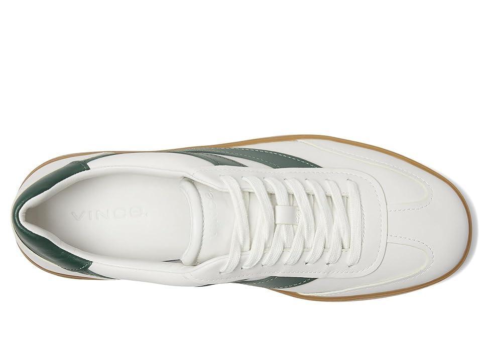 Mens Oasis Leather Sneaker, Chalk White, Size 10 Vince Product Image