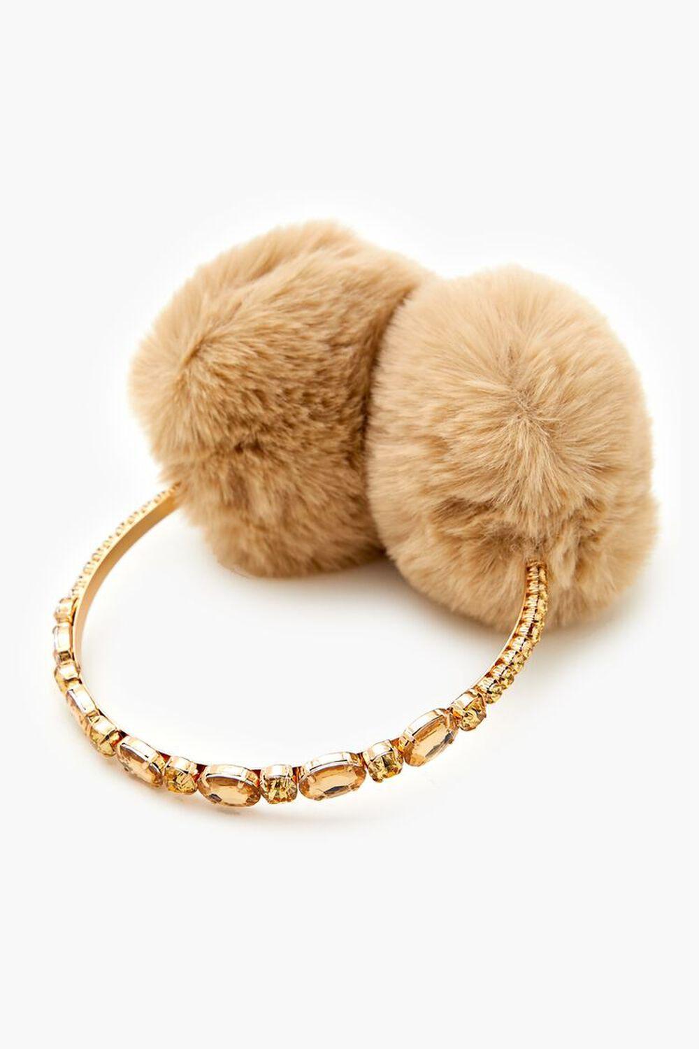 Faux Fur & Gem Earmuffs | Forever 21 Product Image