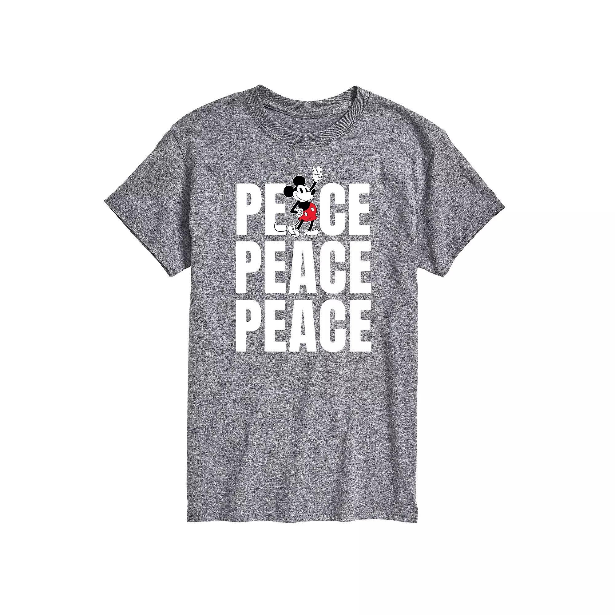 Disney's Mickey Mouse Men's Peace Graphic Tee,  Product Image