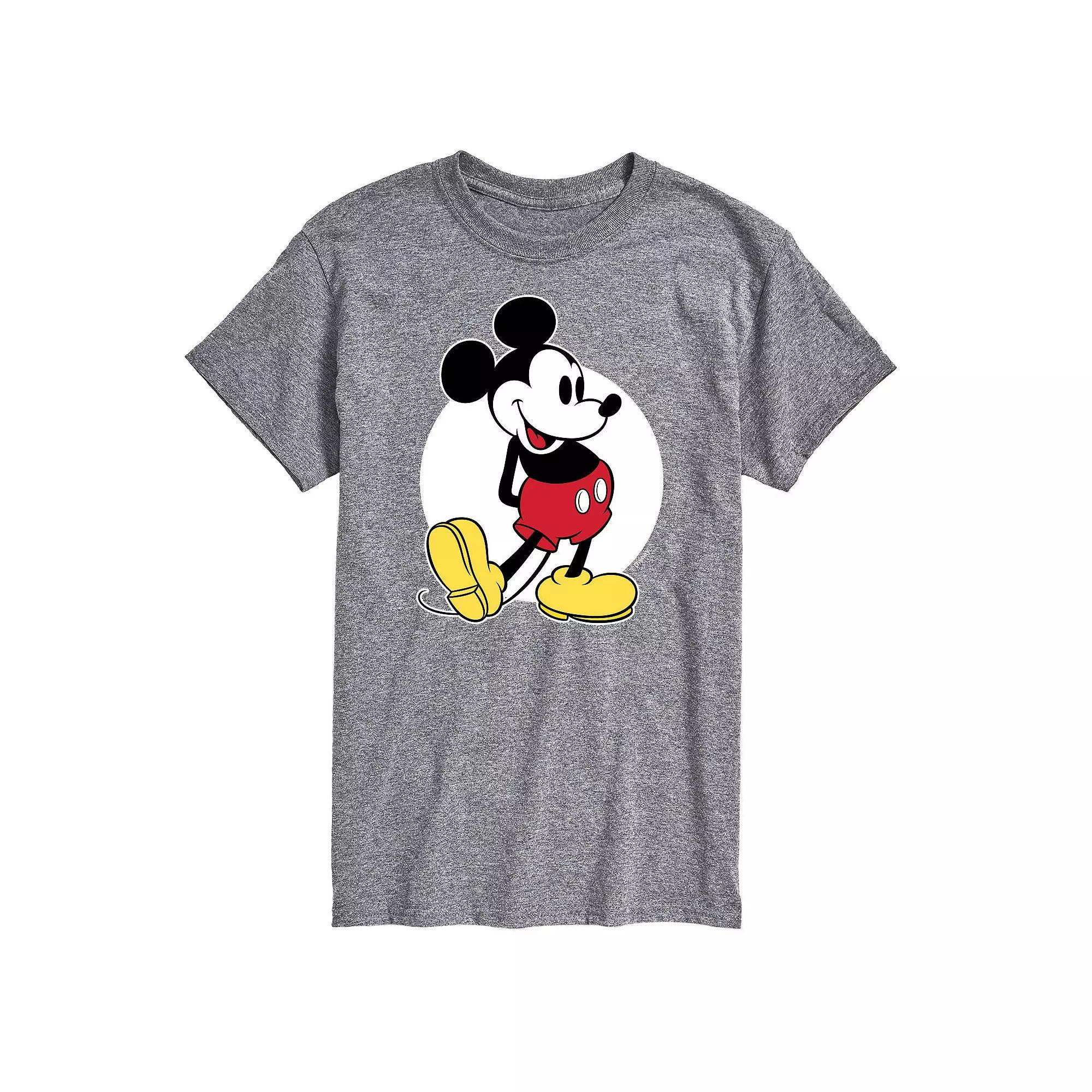 Disney's Mickey Mouse Big & Tall Classic Graphic Tee, Men's, Size: 4XB, Gray Product Image