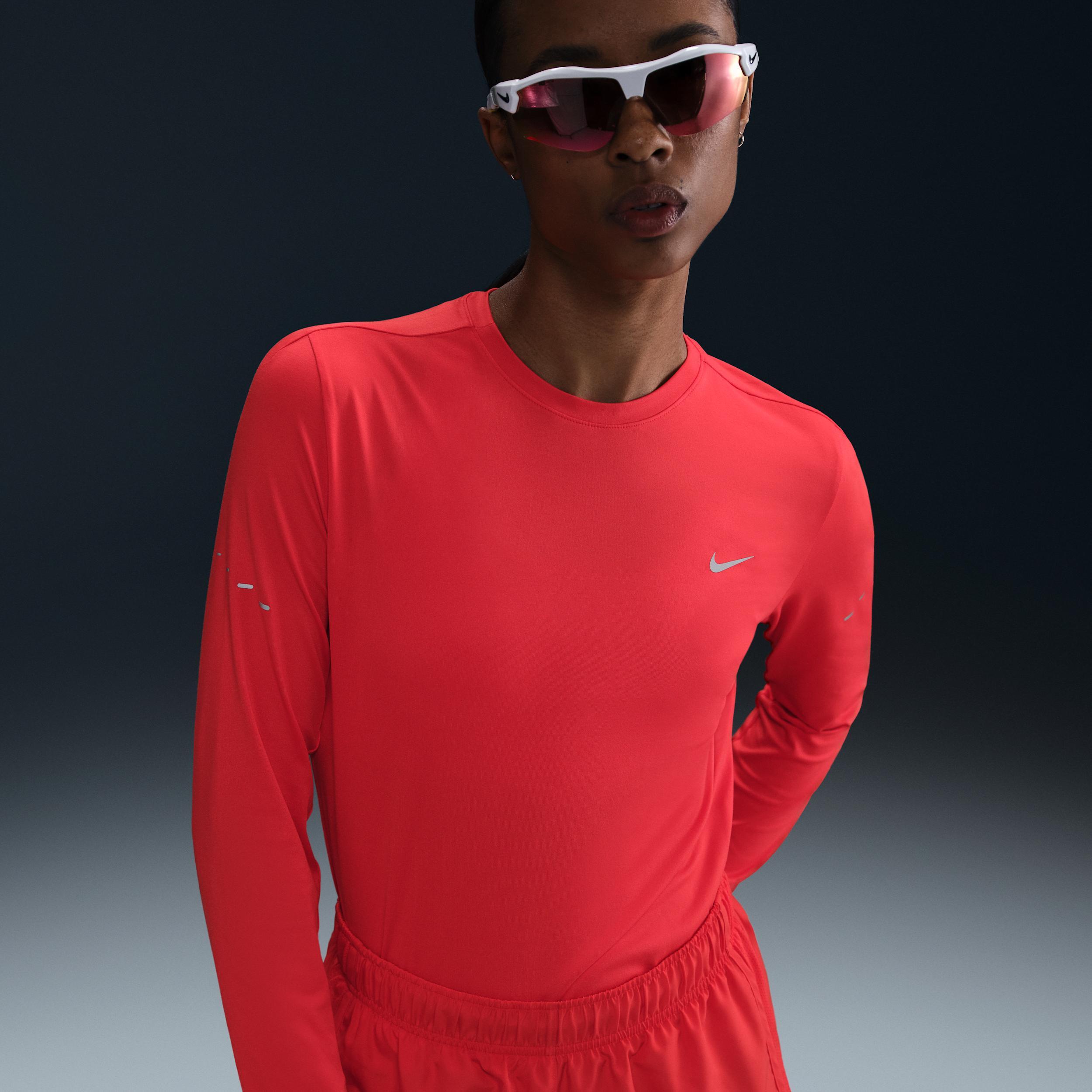 Nike Women's Swift Dri-FIT UV Long-Sleeve Crew-Neck Running Top Product Image