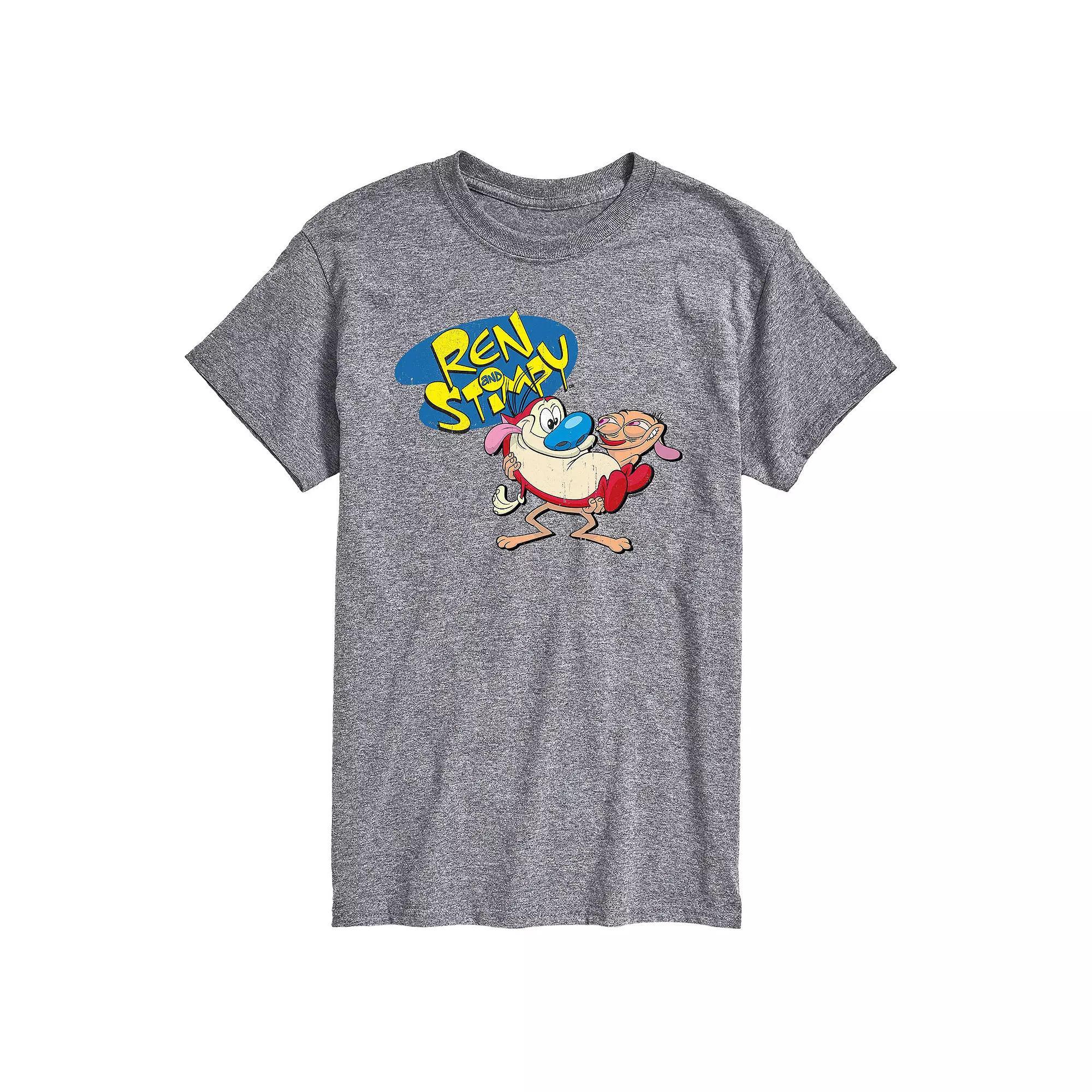 Men's Ren & Stimpy Holding Ren Tee,  Product Image