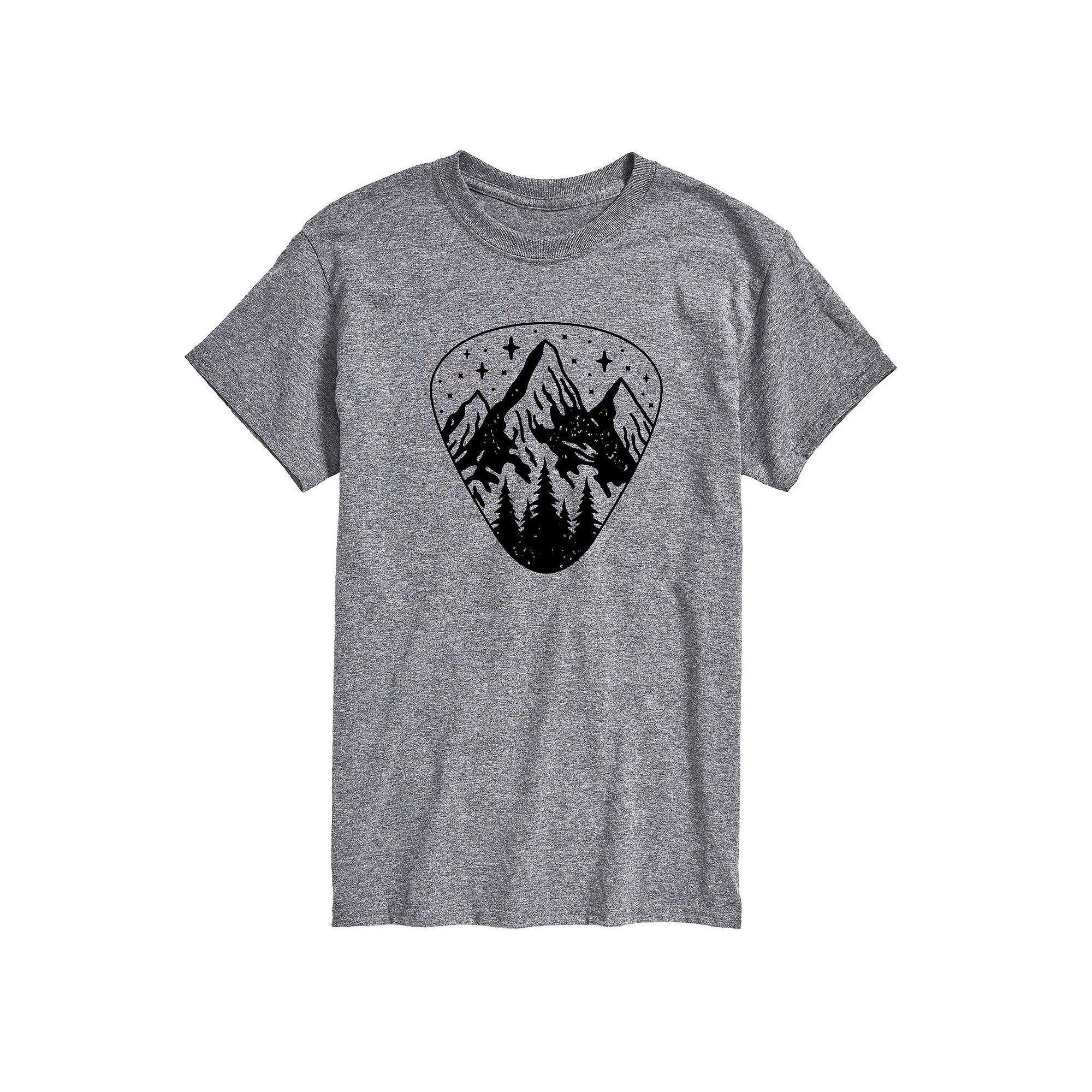 Men's Guitar Pick Outdoor Scene Tee,  Product Image