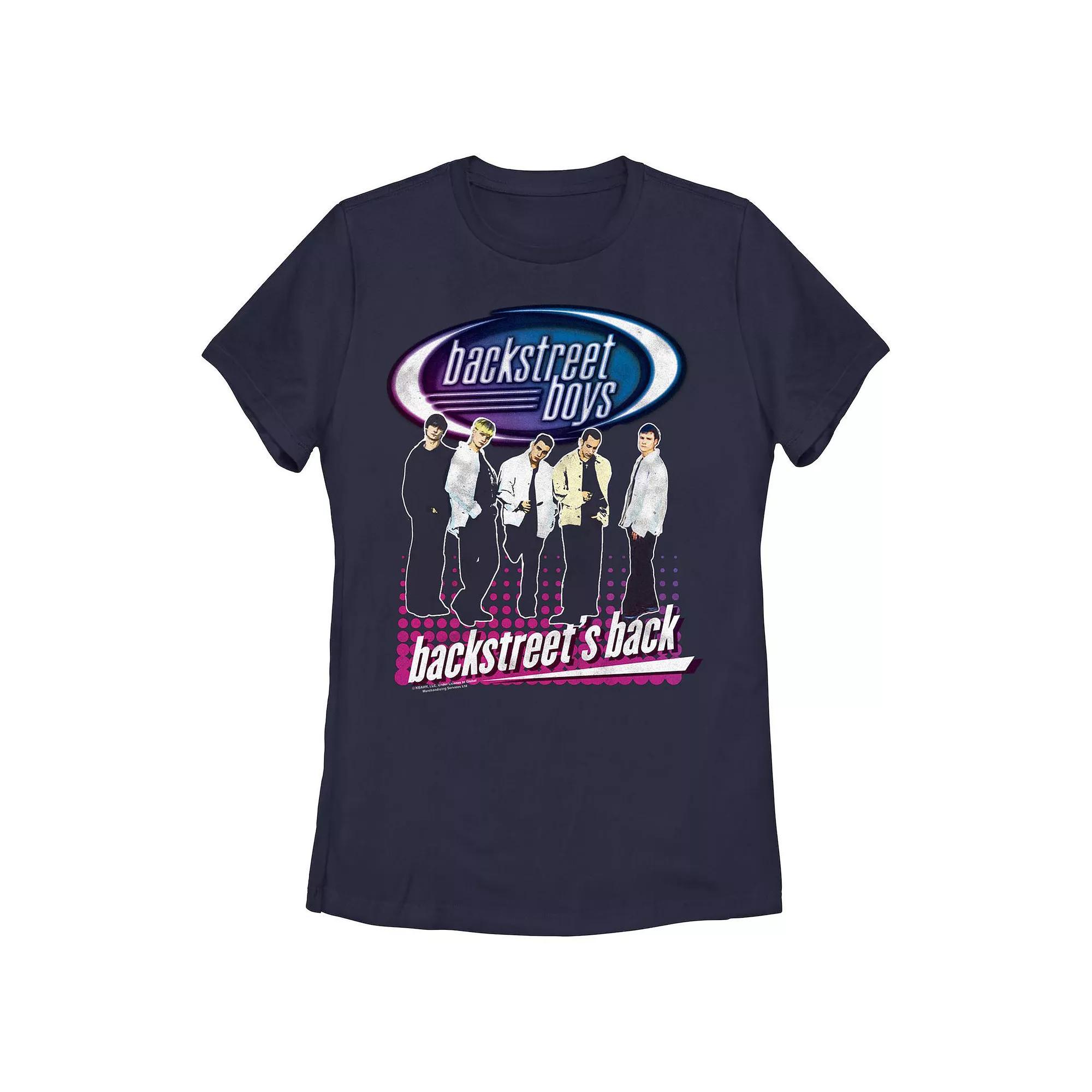 Juniors' Backstreet Boys Backstreet's Back Graphic Tee, Women's, Size: Small, Blue Product Image