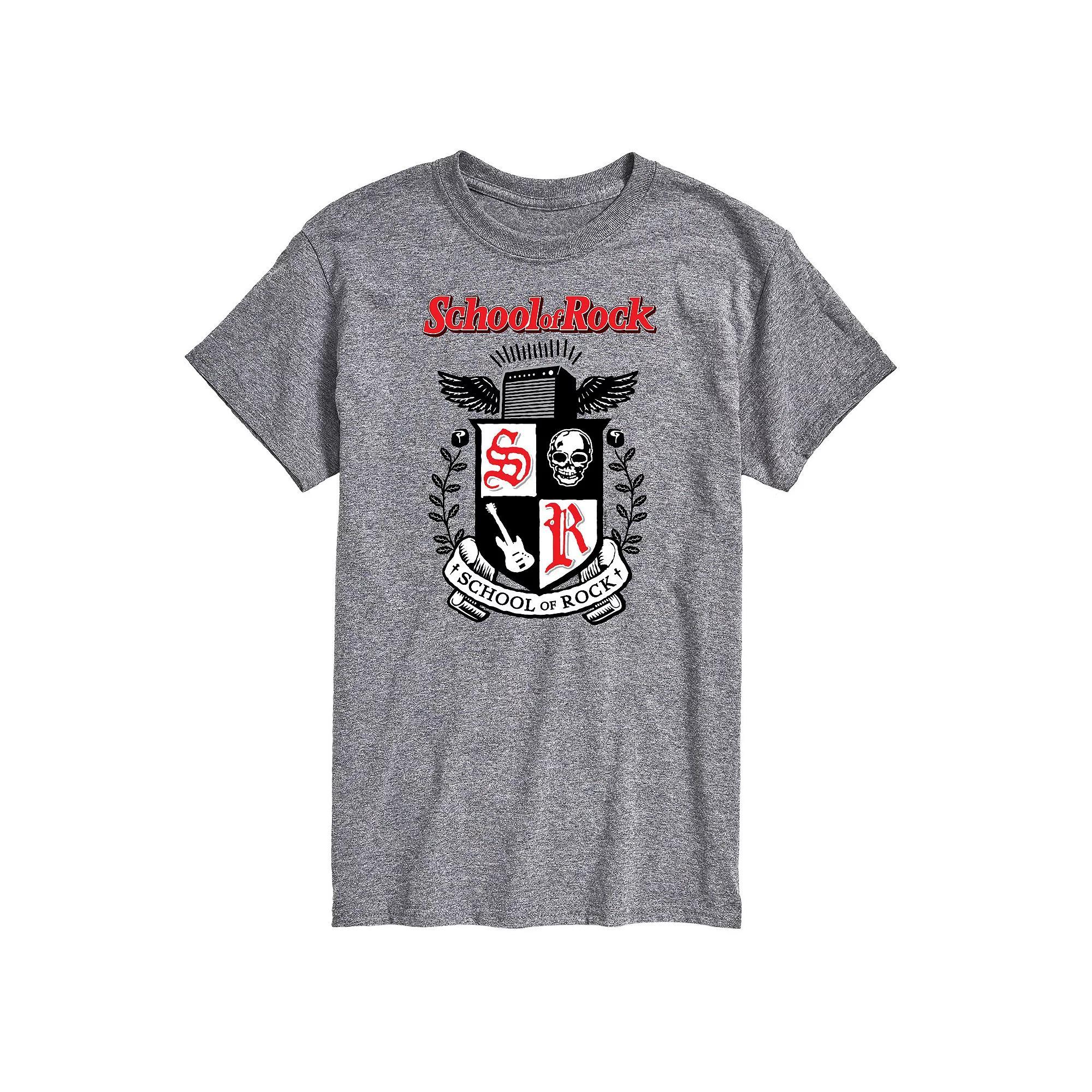 Big & Tall School of Rock Crest Graphic Tee, Men's,  Product Image