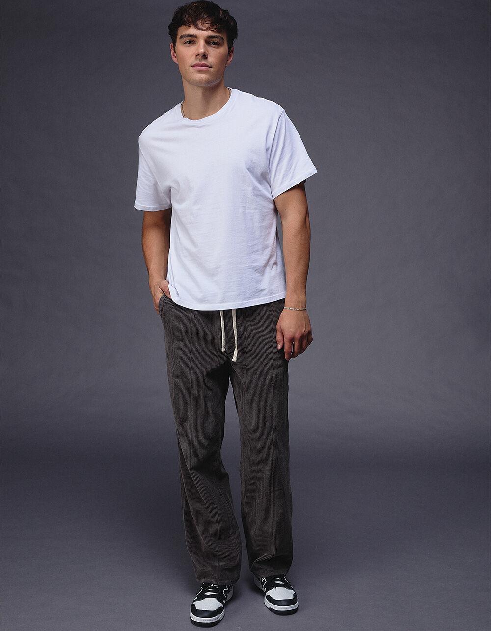 RSQ Mens Washed Straight Fit Corduroy Pants Product Image