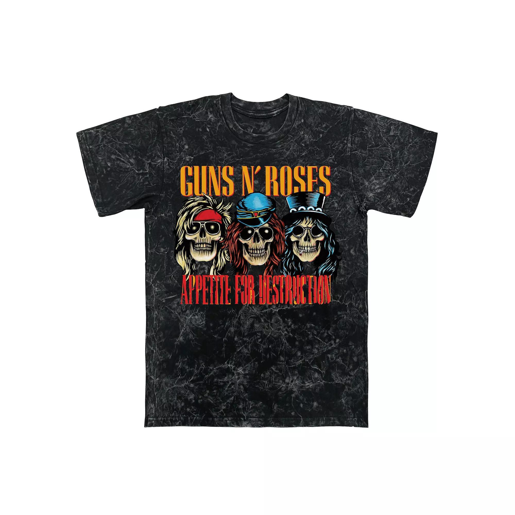 Men's Guns N' Roses Skulls Graphic Tee,  Product Image
