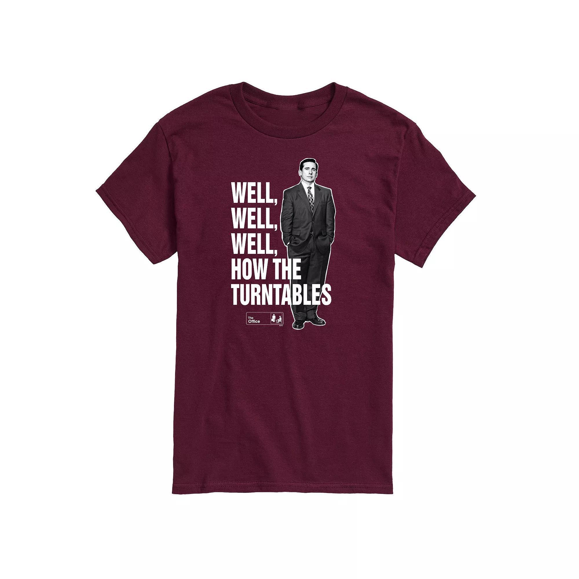 Men's The Office Well Well Well Tee, Size: Small, Dark Red Product Image