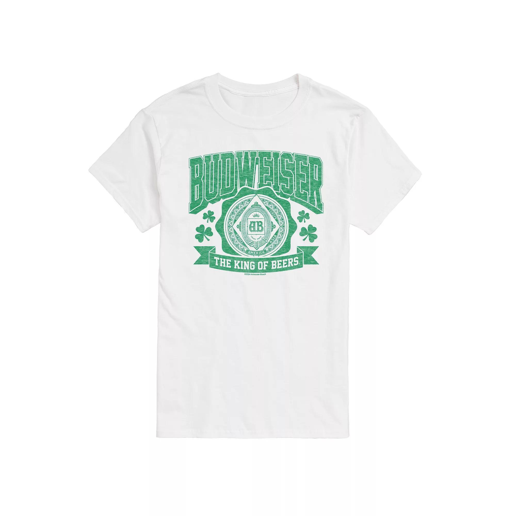 Big & Tall Budweiser St. Patrick's Day Graphic Tee, Men's,  Product Image