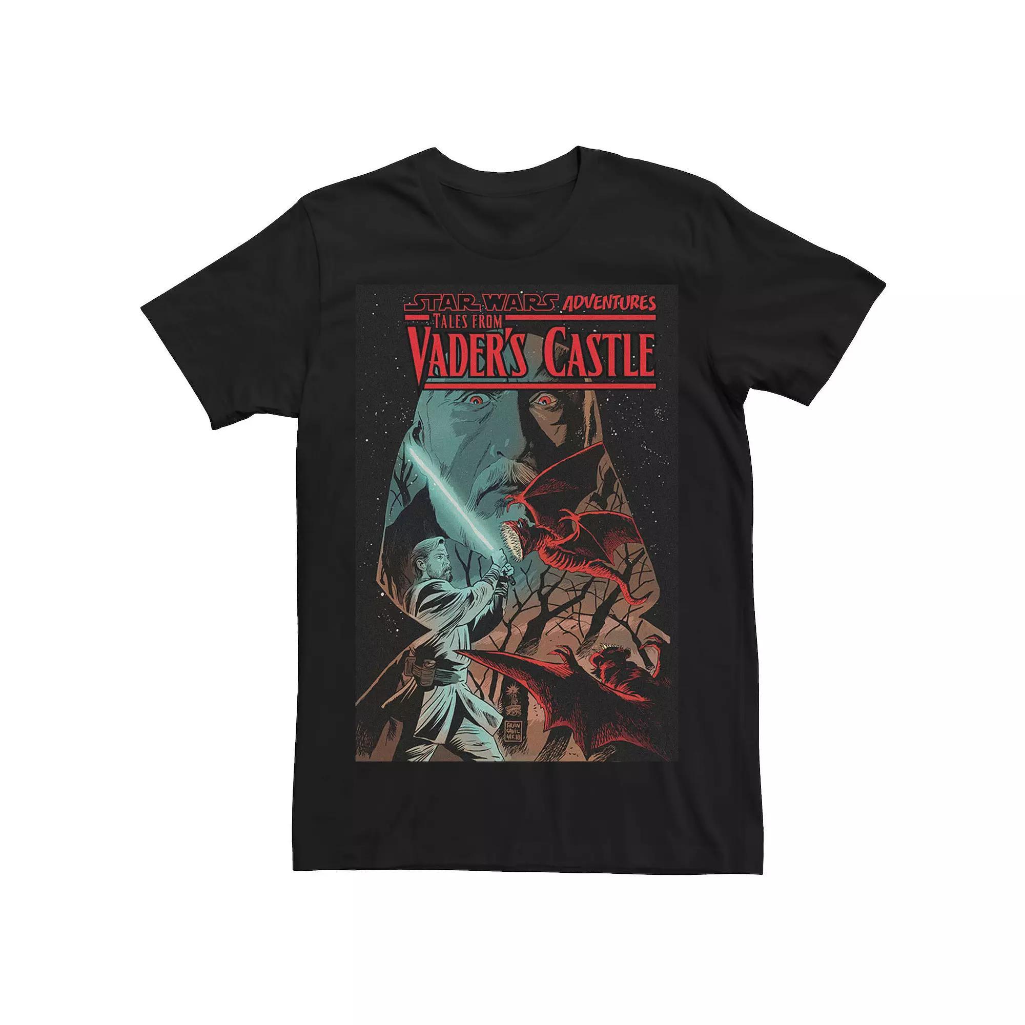 Big & Tall Star Wars Vaders Saber Castle Comic Cover Tee, Men's,  Product Image