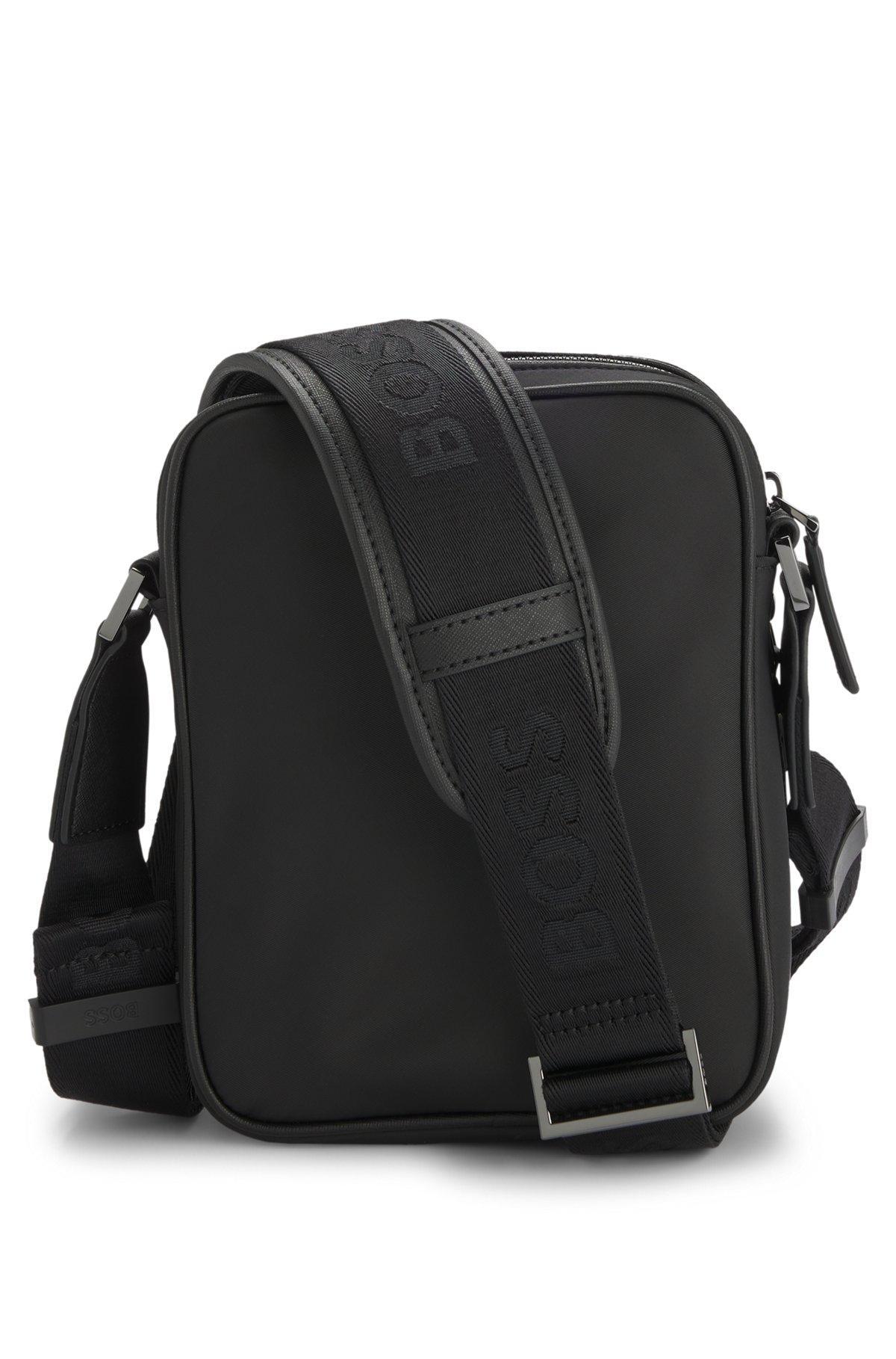 Twill reporter bag with Double B monogram Product Image