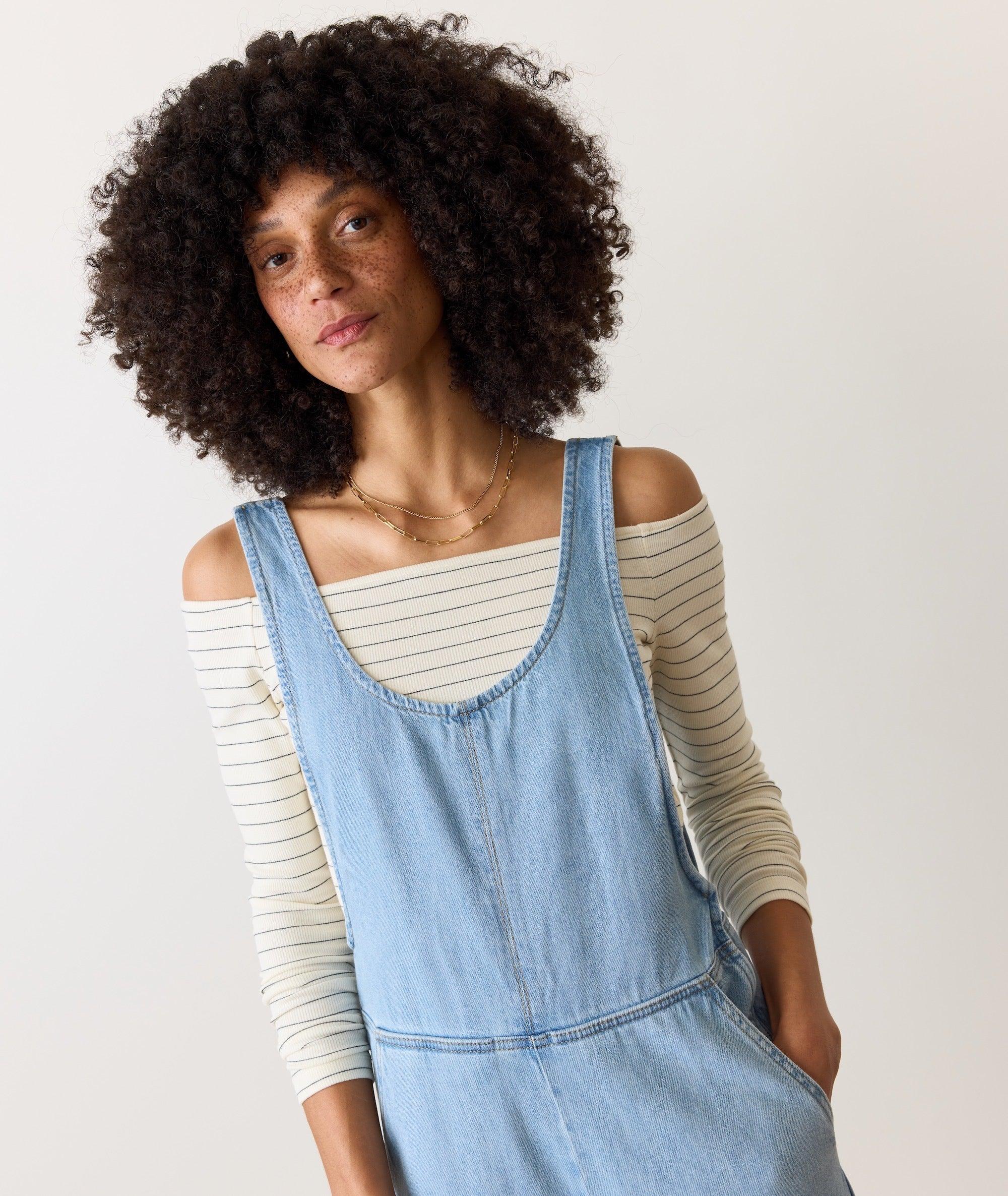 Layla Denim Overalls Product Image