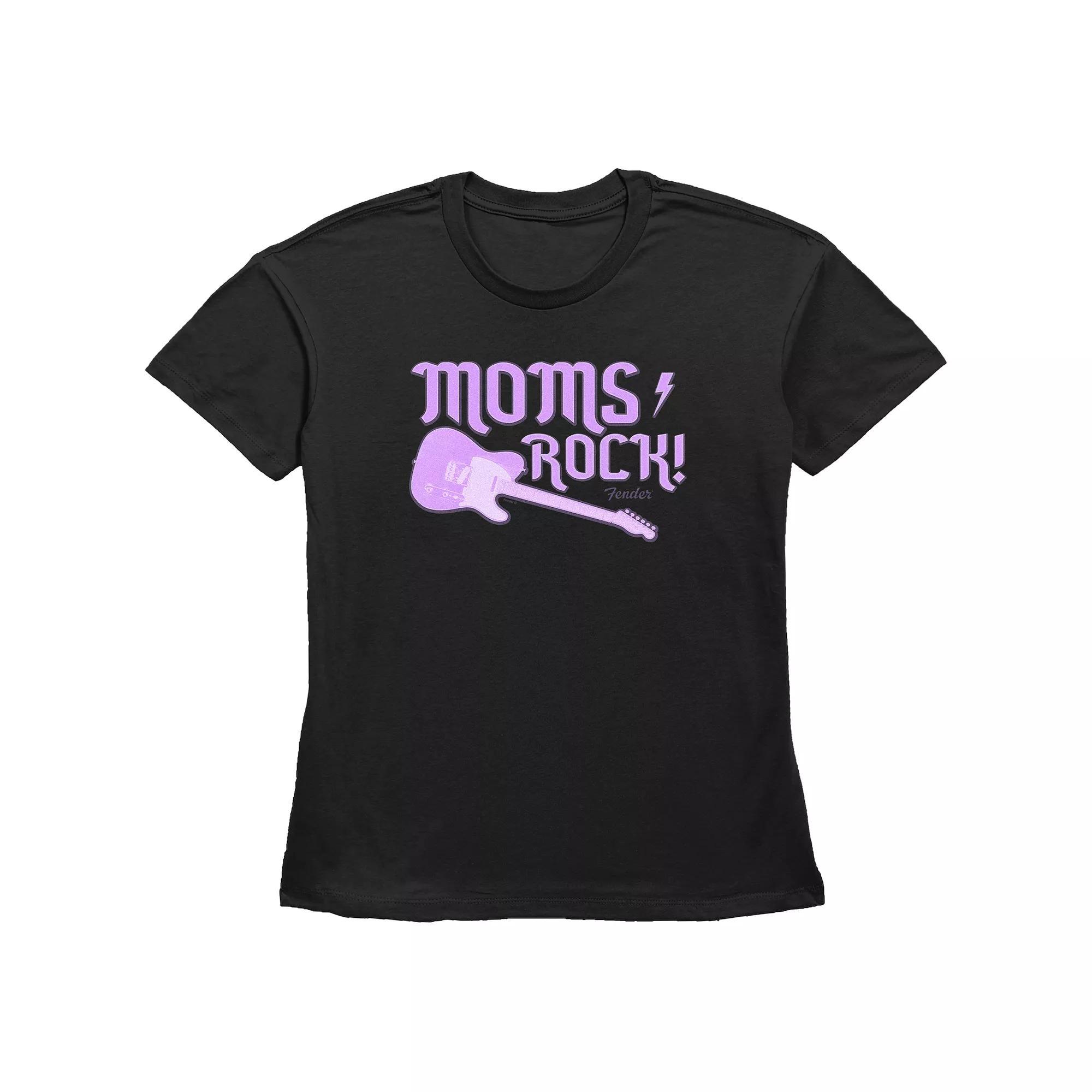Women's Fender Moms Always Rock Basic Fit Graphic Tee,  Product Image
