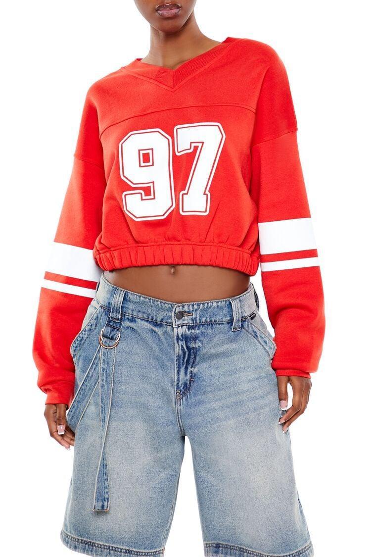 Fleece 97 Cropped Pullover | Forever 21 Product Image