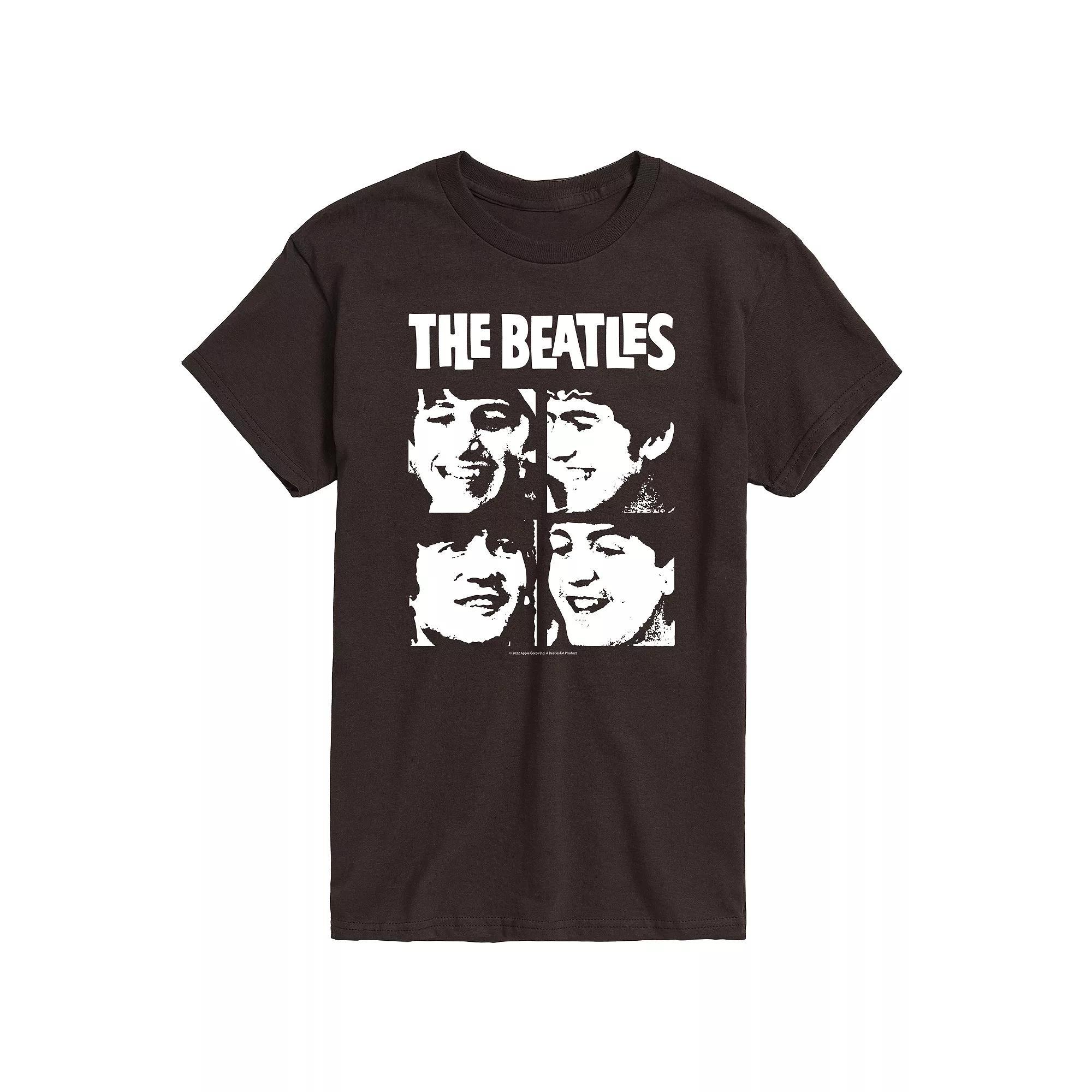 Men's The Beatles Face Grid Tee,  Product Image