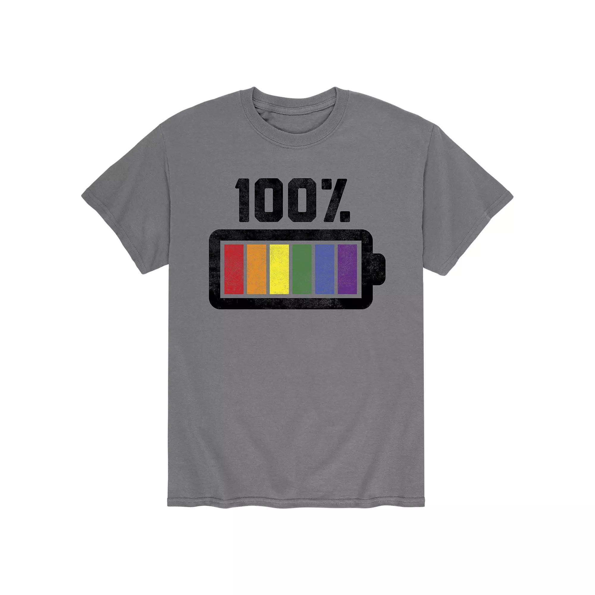 Men's 100% Pride Tee,  Product Image