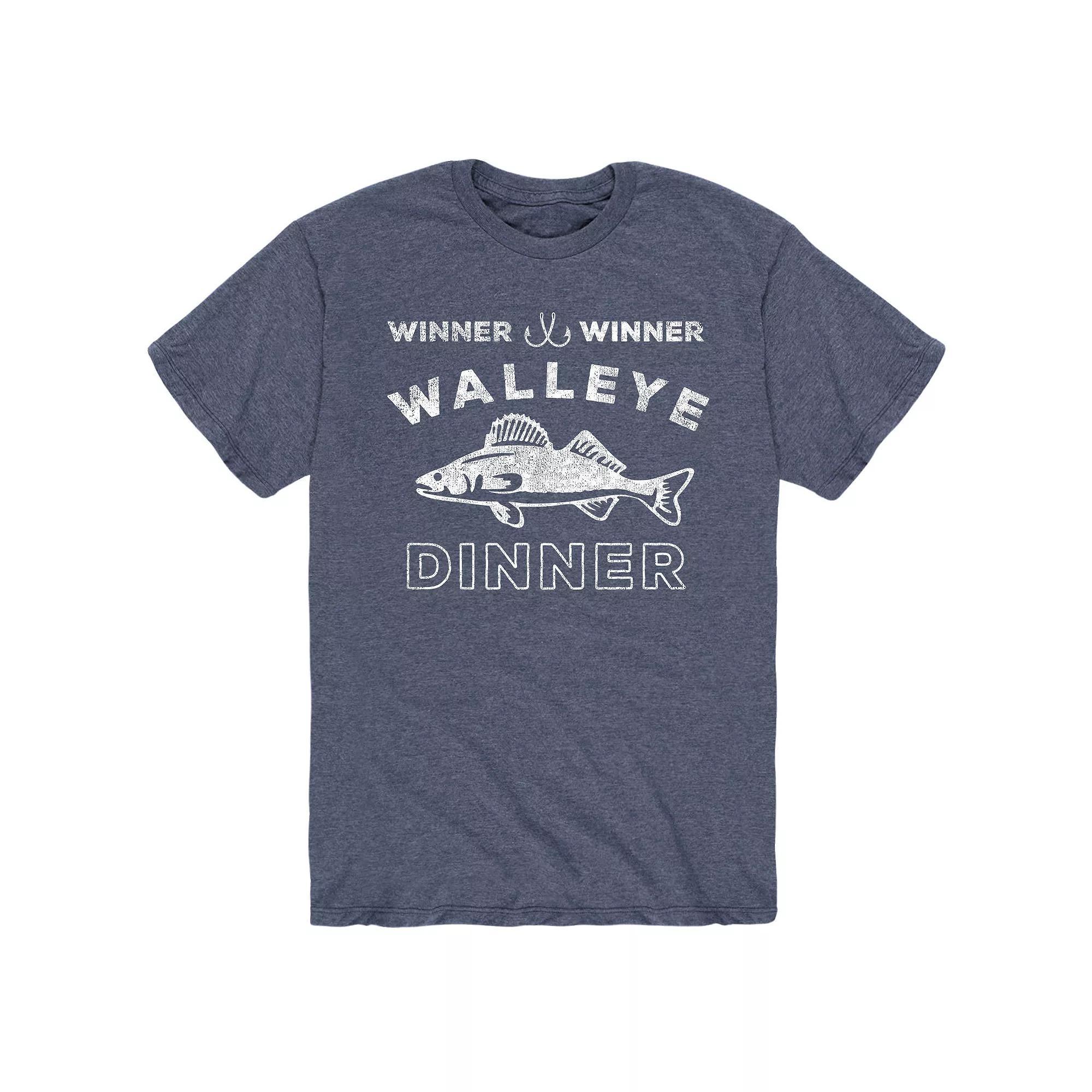Men's Winner Winner Walleye Dinner Tee,  Product Image