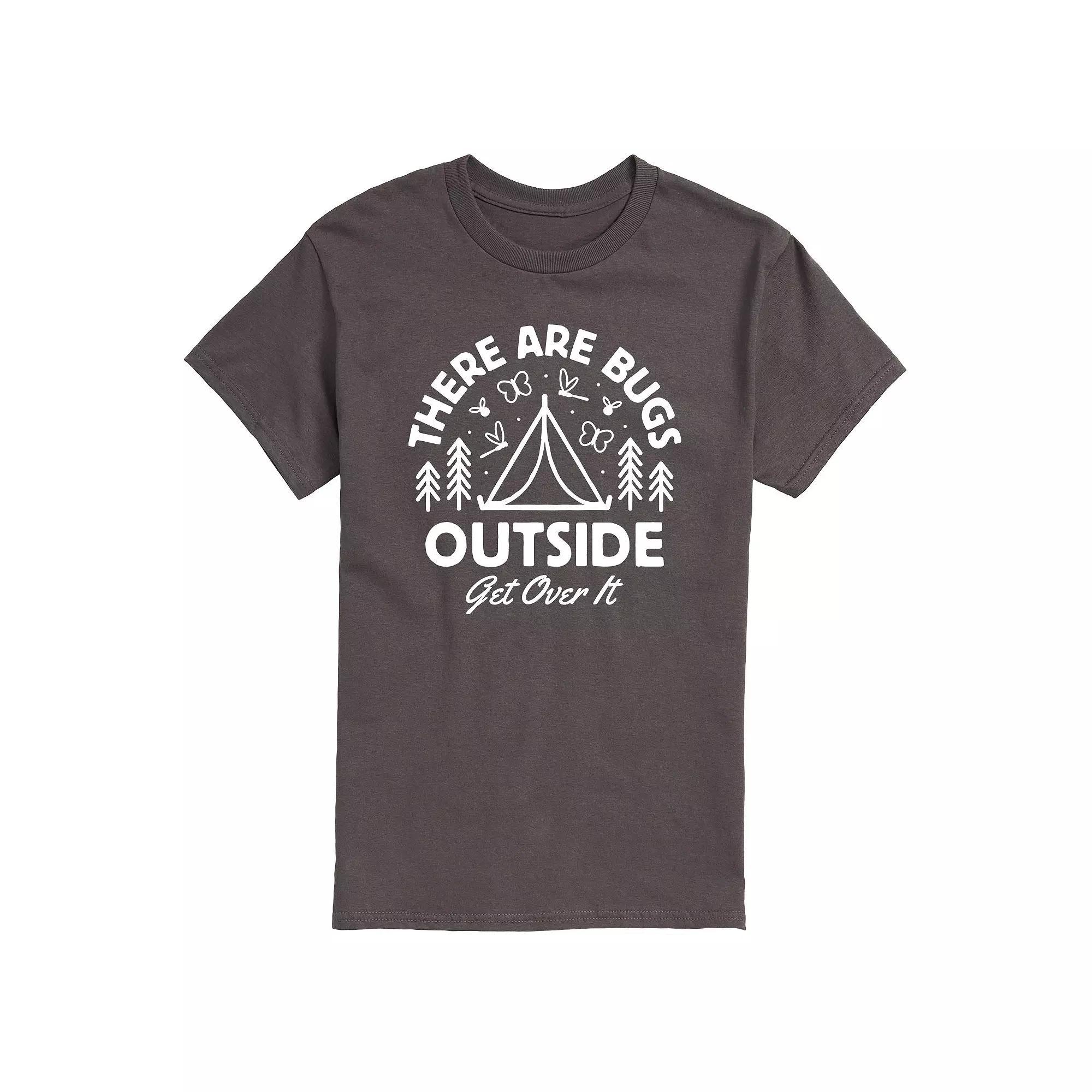 Men's There Are Bugs Outside Get Over It Graphic Tee,  Product Image