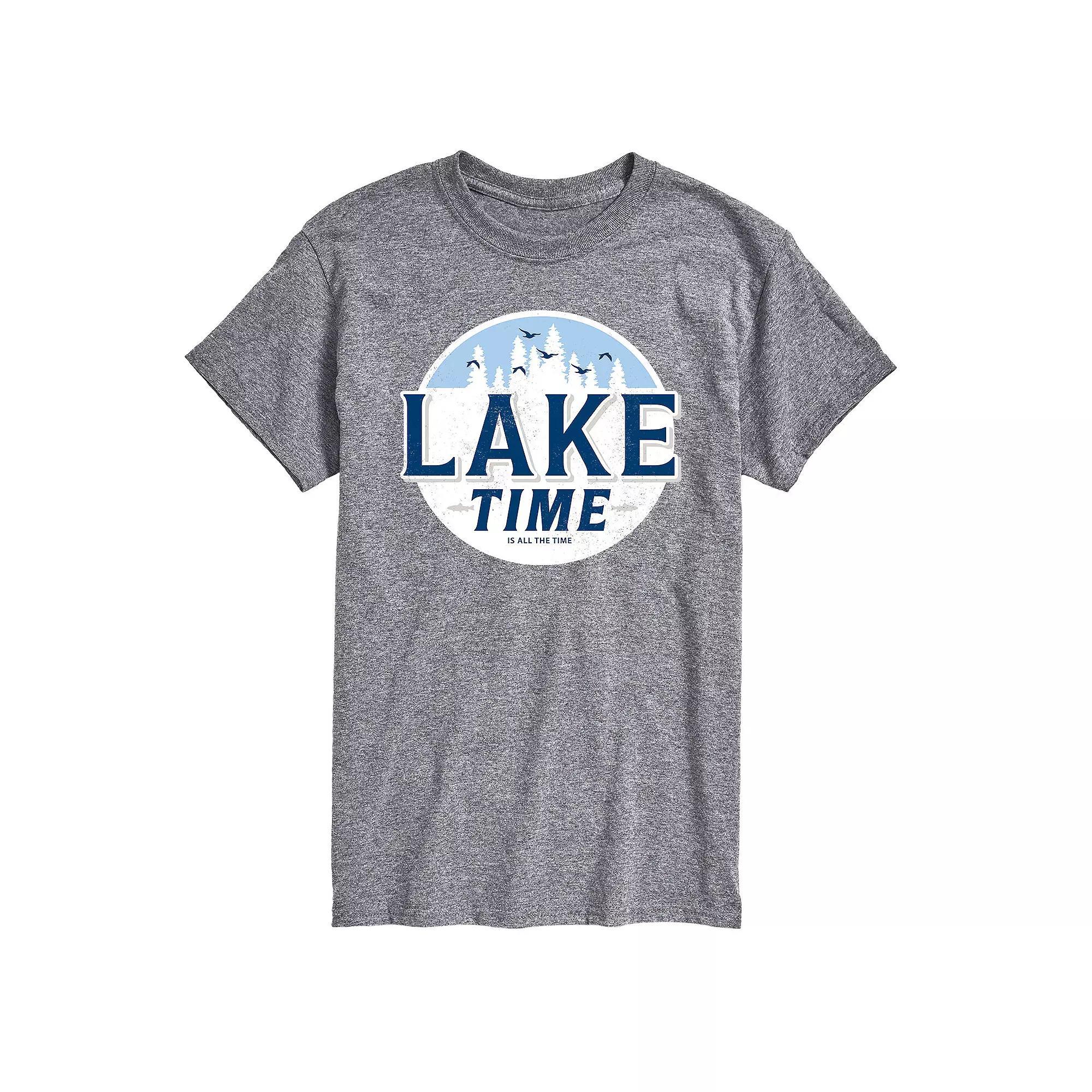 Big & Tall Lake Time Graphic Tee, Men's,  Product Image