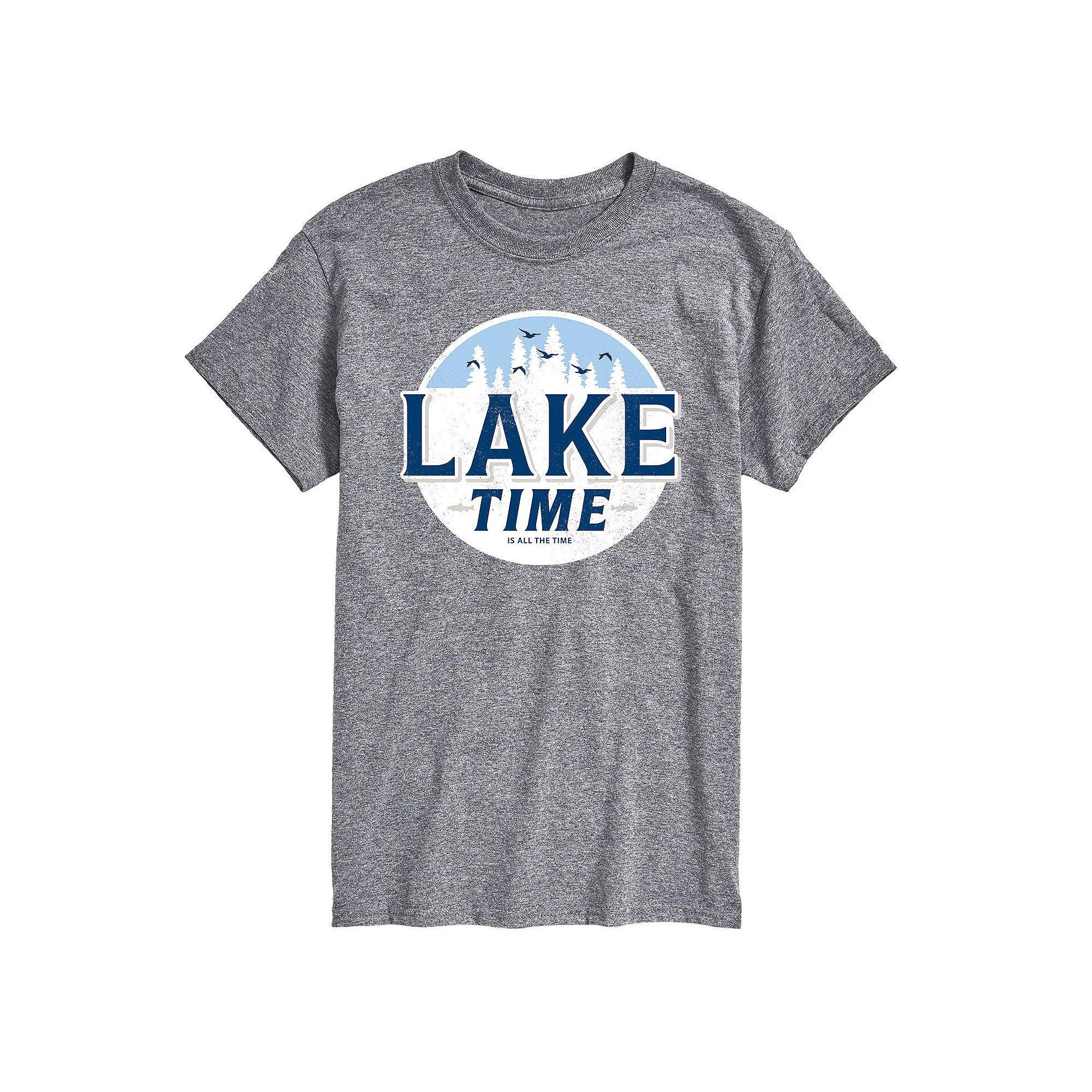 Big & Tall Lake Time Graphic Tee, Men's,  Product Image