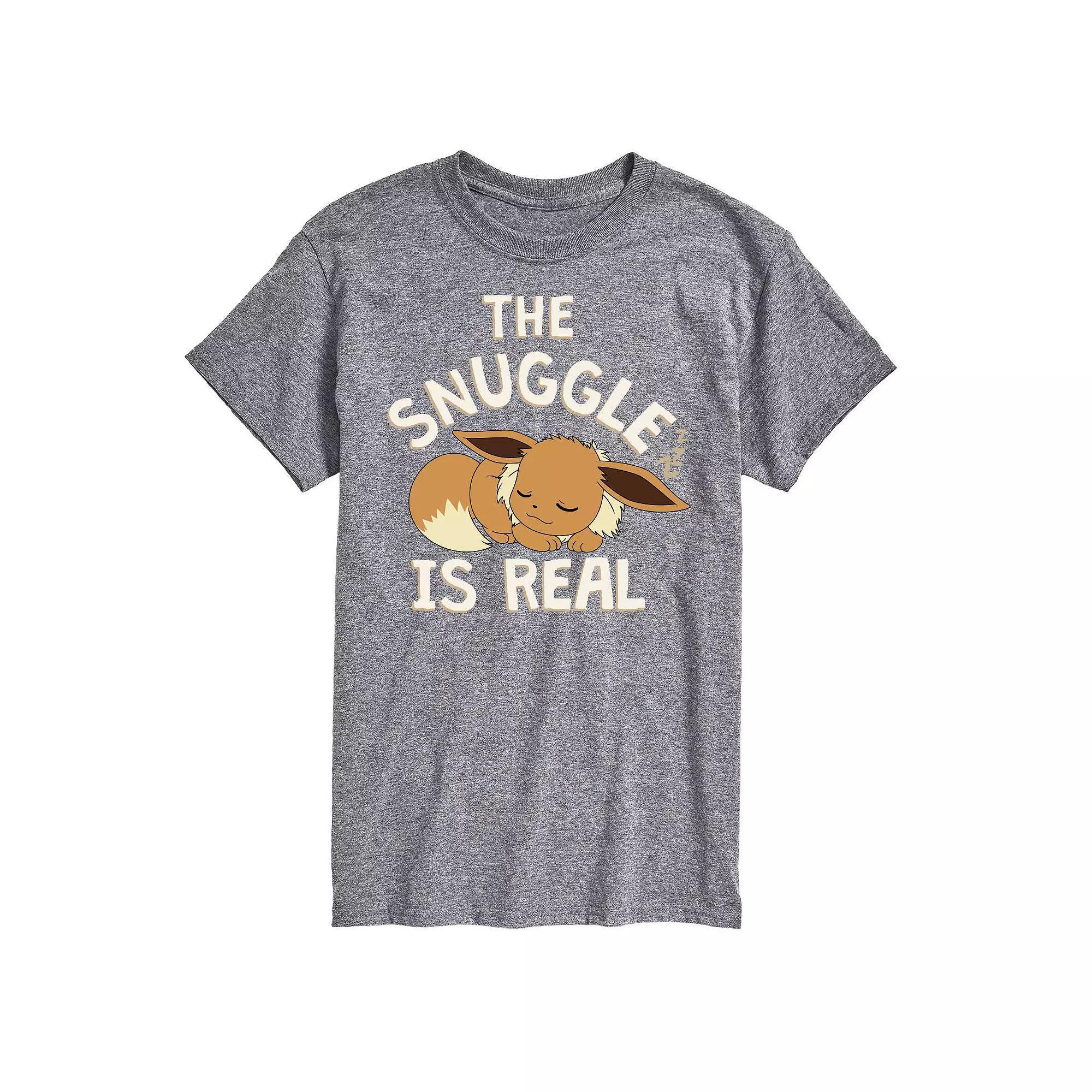 Men's Pokemon The Snuggle Eevee TEe,  Product Image