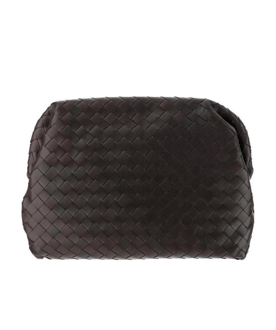 BOTTEGA VENETA Intrecciato Weave Clutch In Black Product Image