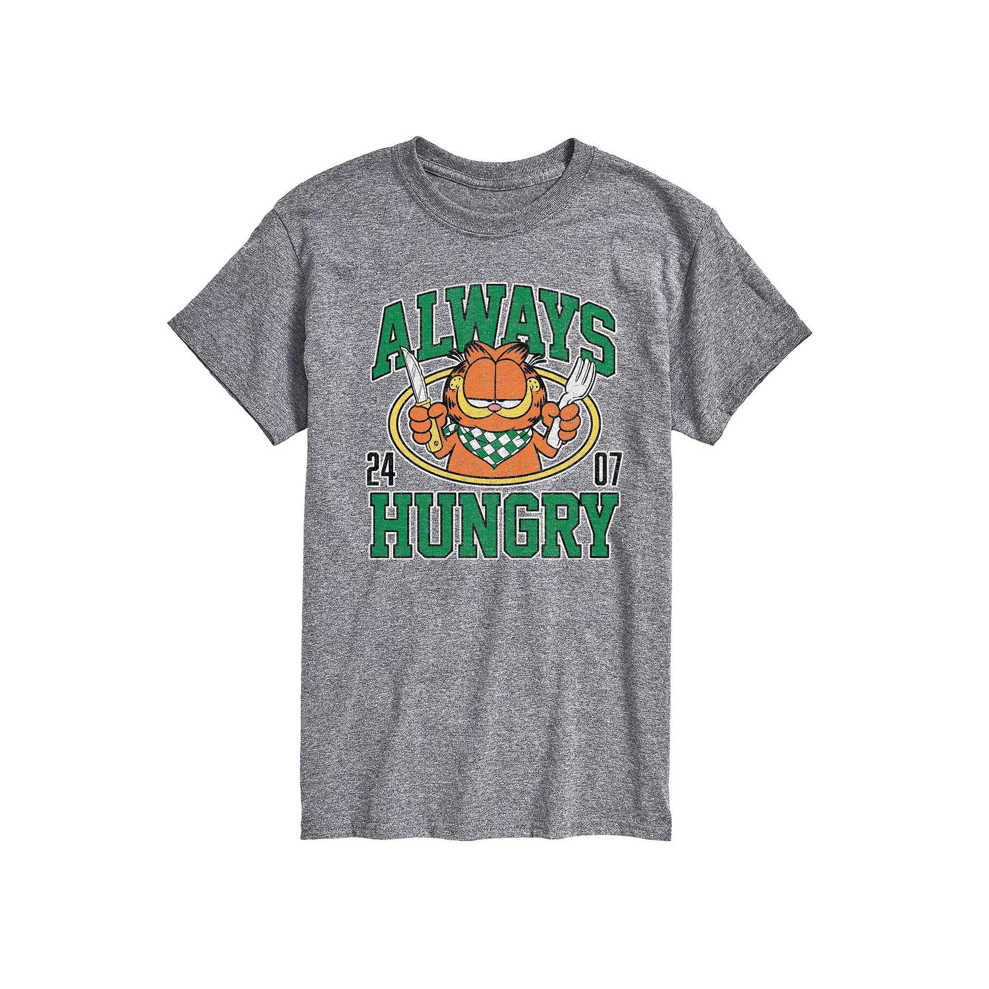 Big & Tall Garfield Always Hungry Graphic Tee, Men's,  Product Image