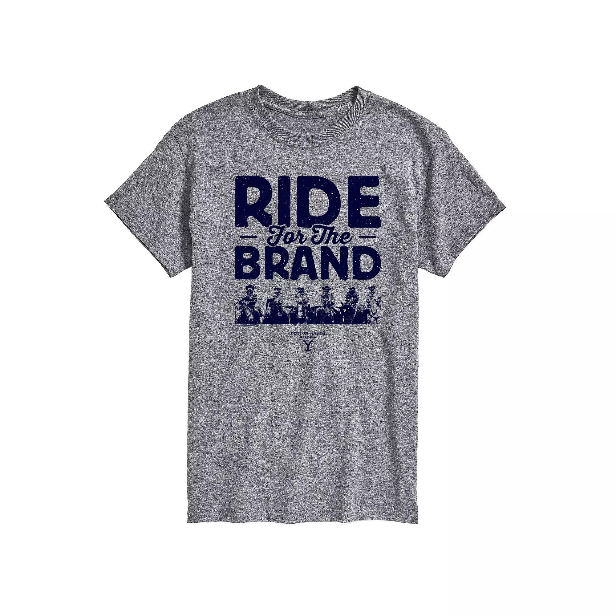 Big & Tall Yellowstone Ride For The Brand Graphic Tee, Men's,  Product Image