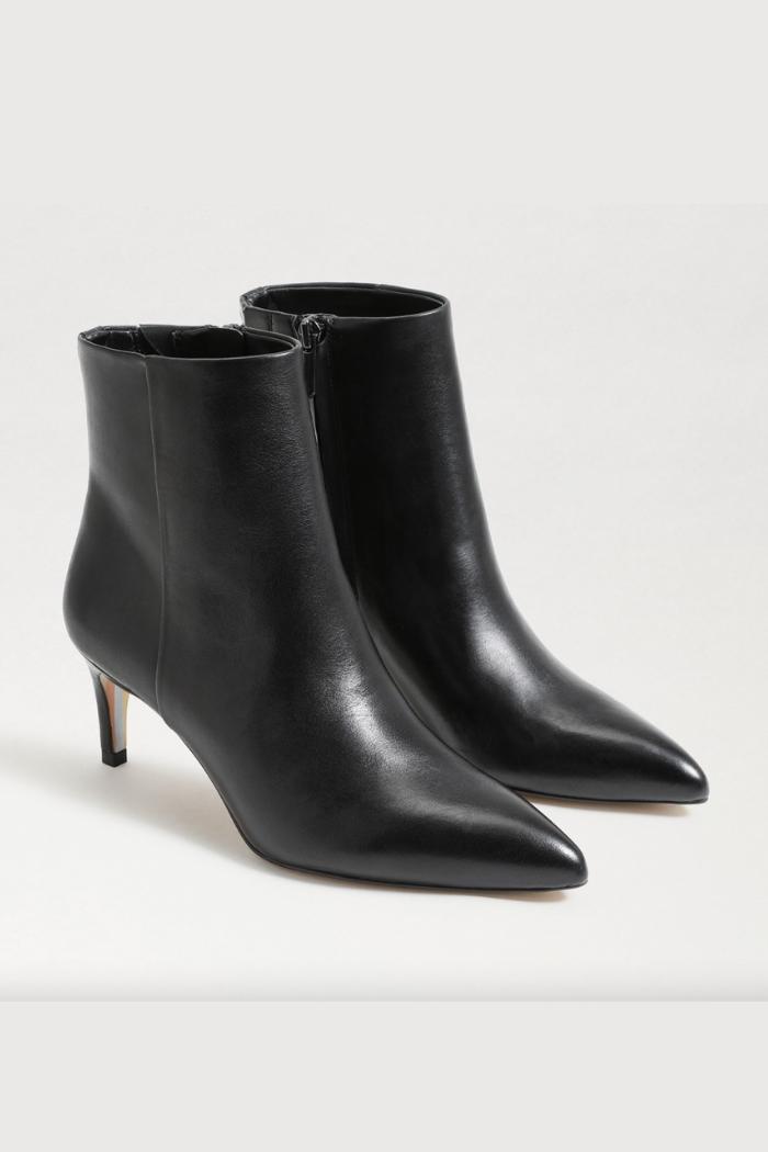 Ulissa Ankle Bootie - Black Leather Product Image