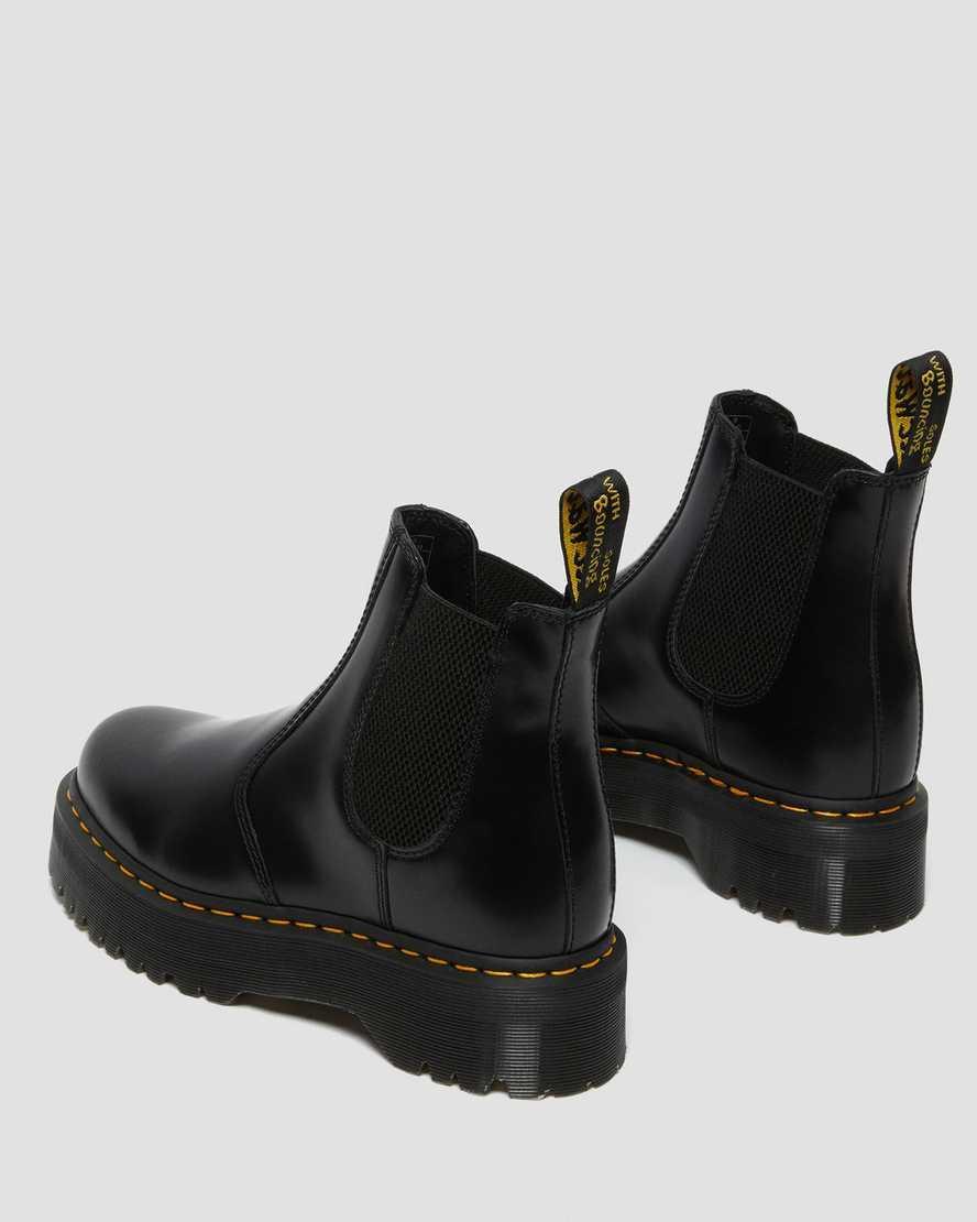 2976 Smooth Leather Platform Chelsea Boots Product Image