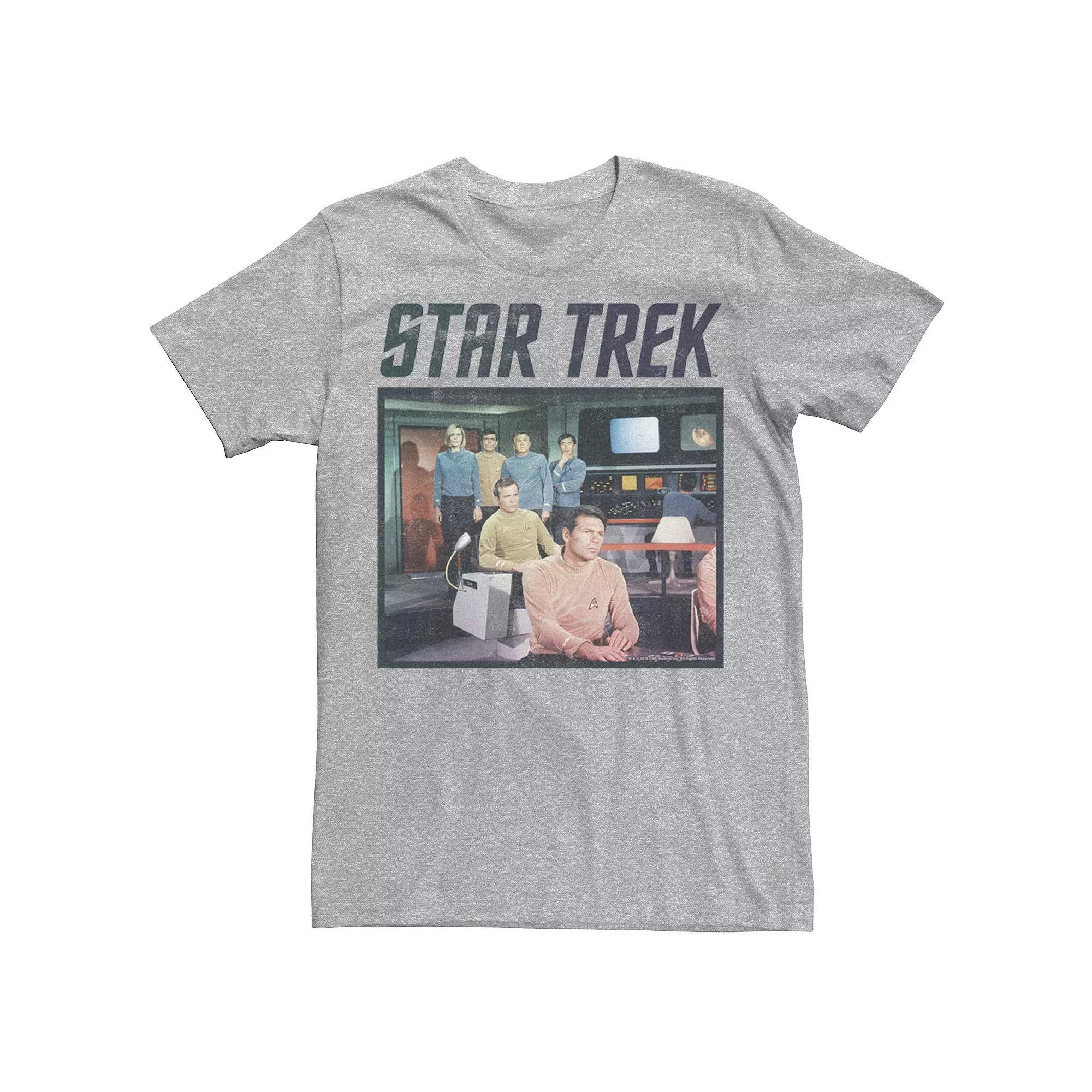 Men's Star Trek The Original Series Crew Vintage Tee, Size: Medium, Athletic Grey Product Image