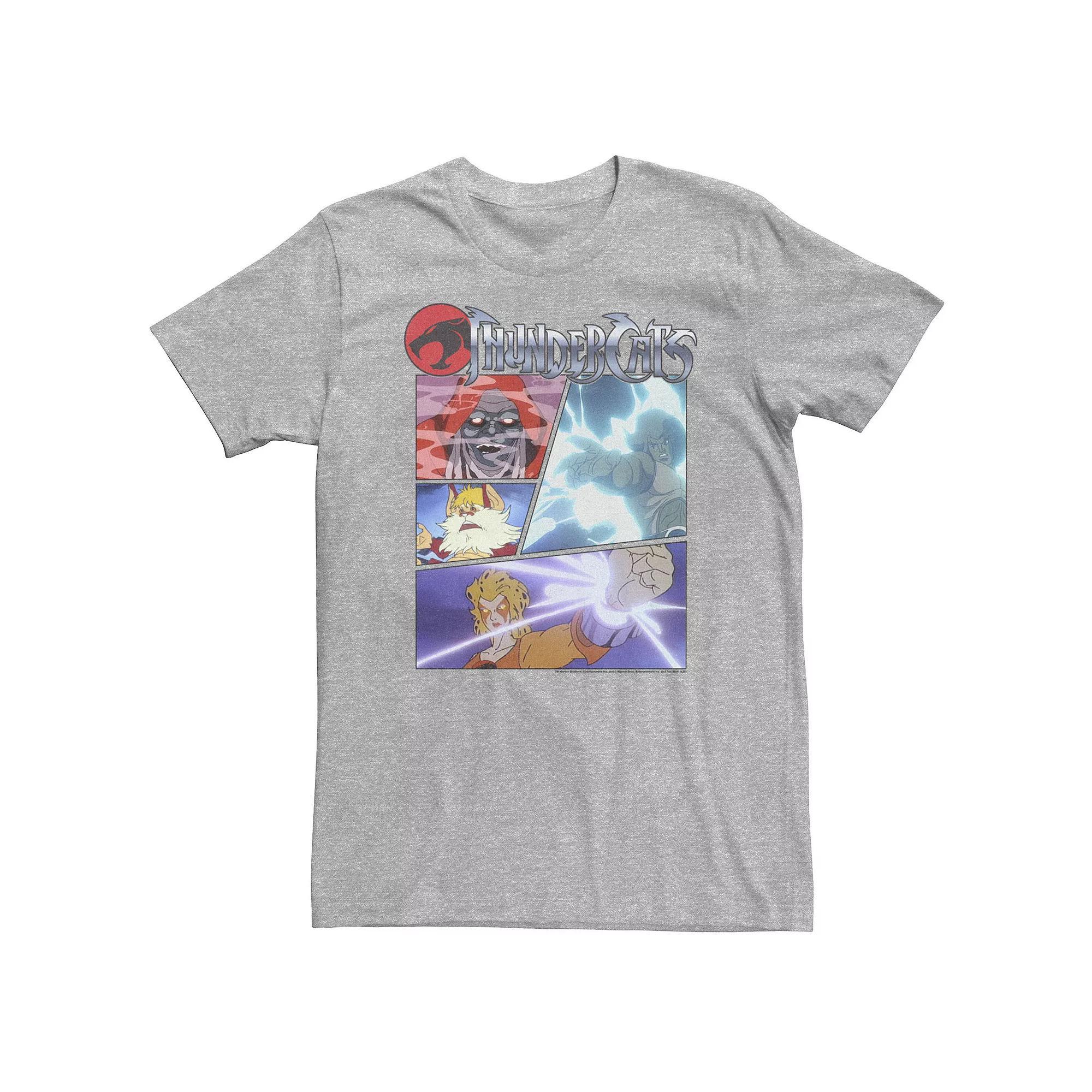 Big & Tall ThunderCats Action Shot Panels Tee, Men's,  Product Image
