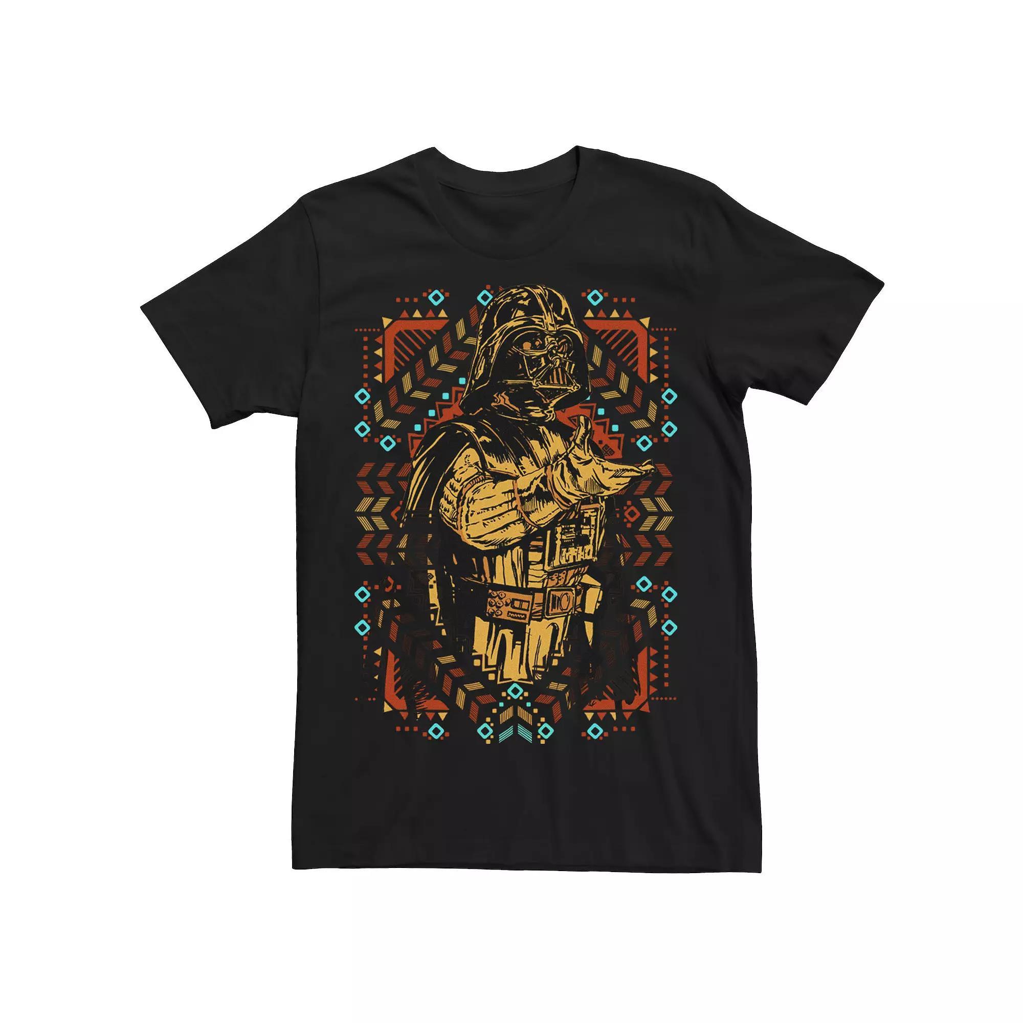 Men's Star Wars Darth Vader Festivity Aztecan Patter Reach Graphic Tee,  Product Image
