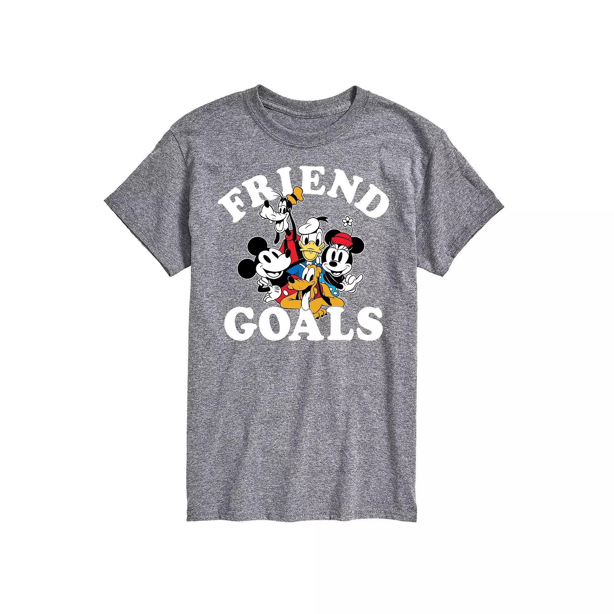 Disney's Mickey Mouse & Friends Big & Tall Friend Goals Graphic Tee, Men's,  Product Image