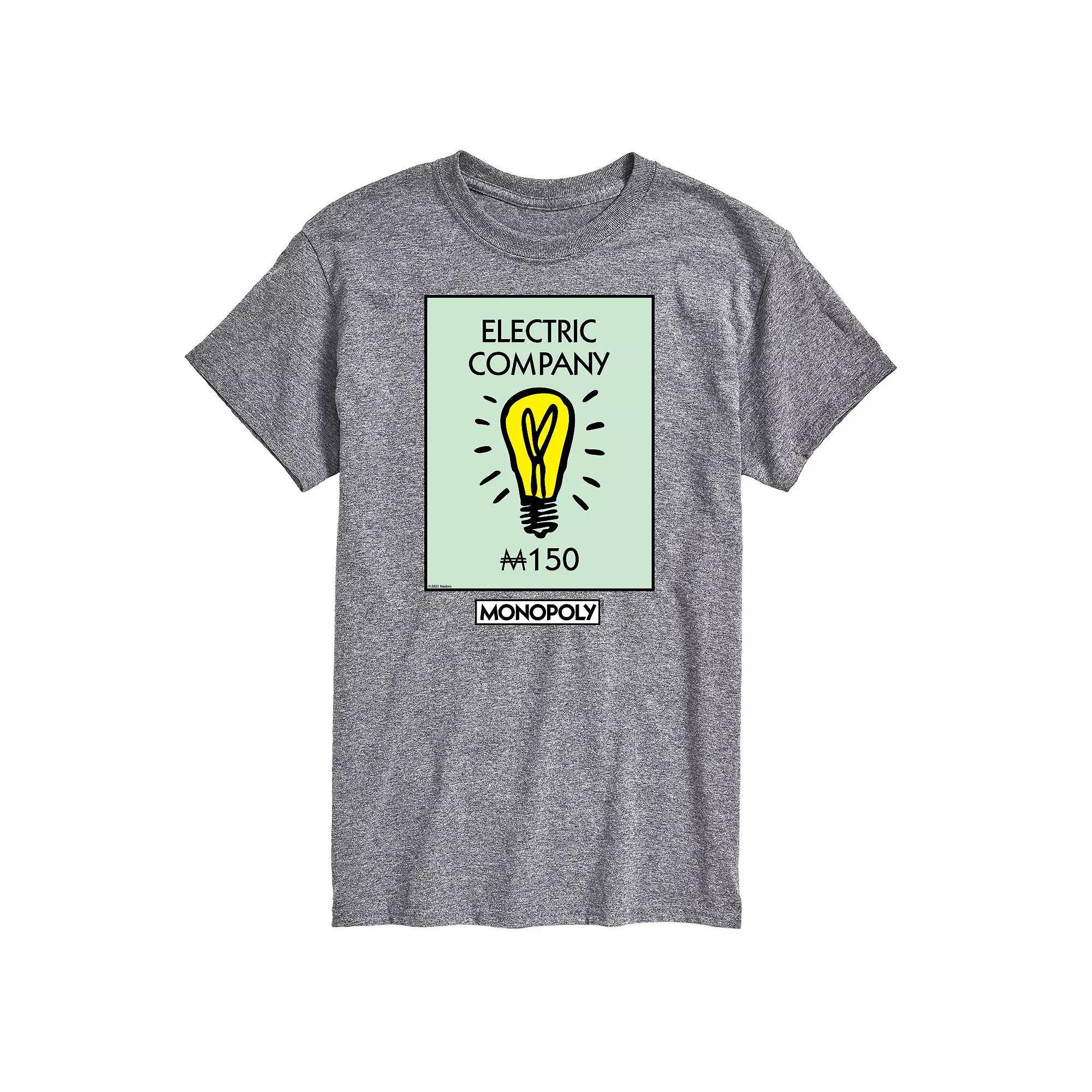 Big & Tall Monopoly Electric Company Graphic Tee, Men's,  Product Image