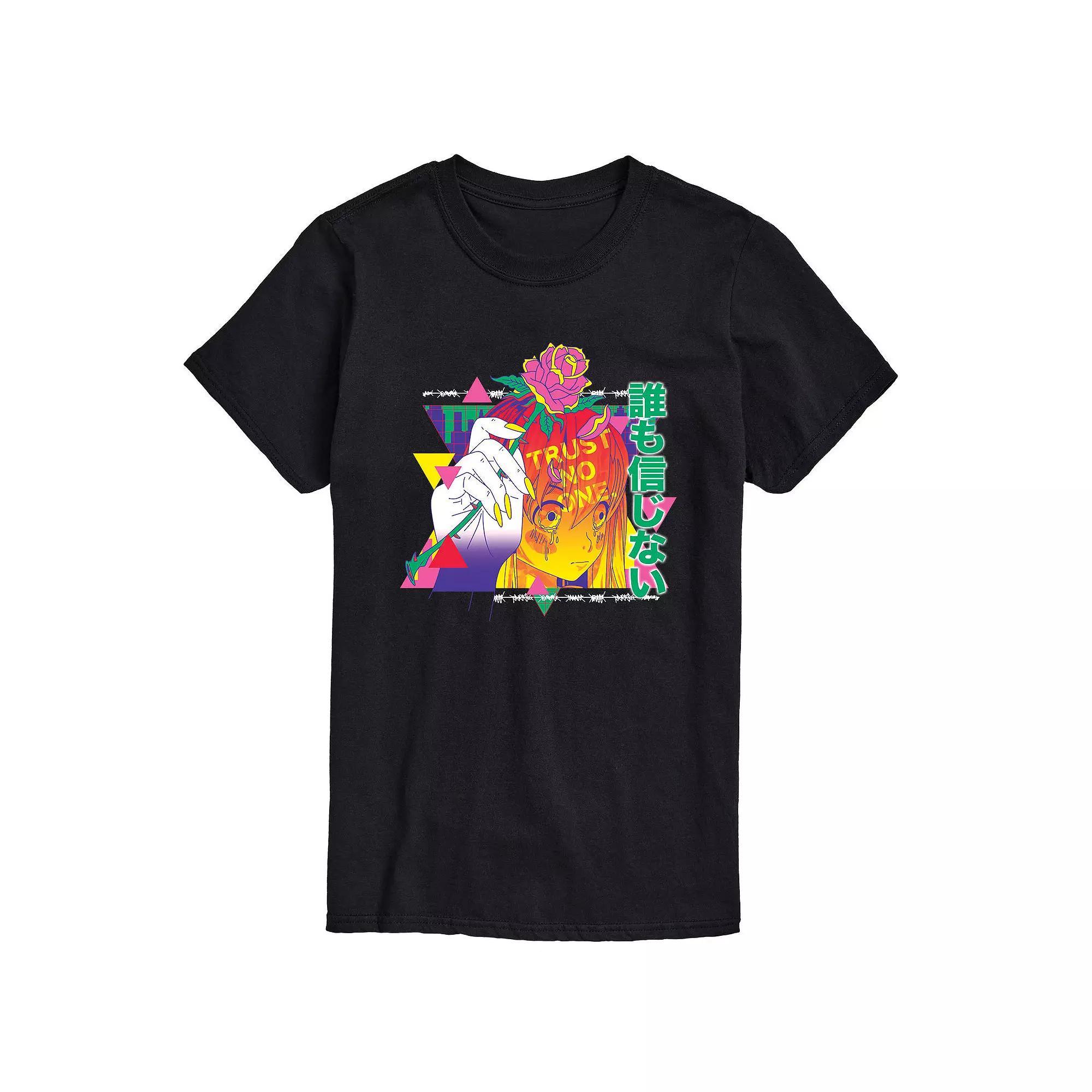 Men's Anime Trust No One Tee,  Product Image