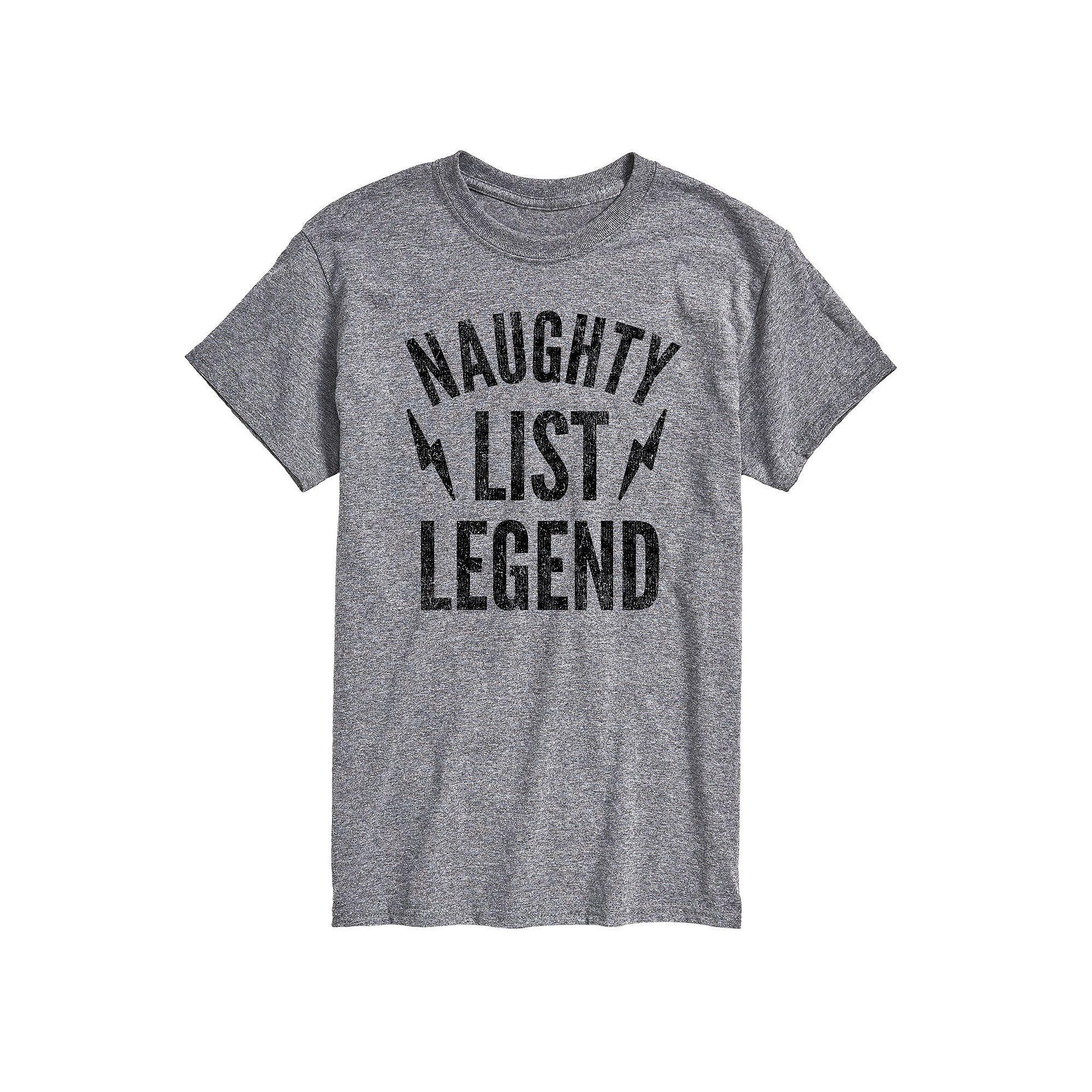 Big & Tall Naughty List Legend Tee, Men's,  Product Image