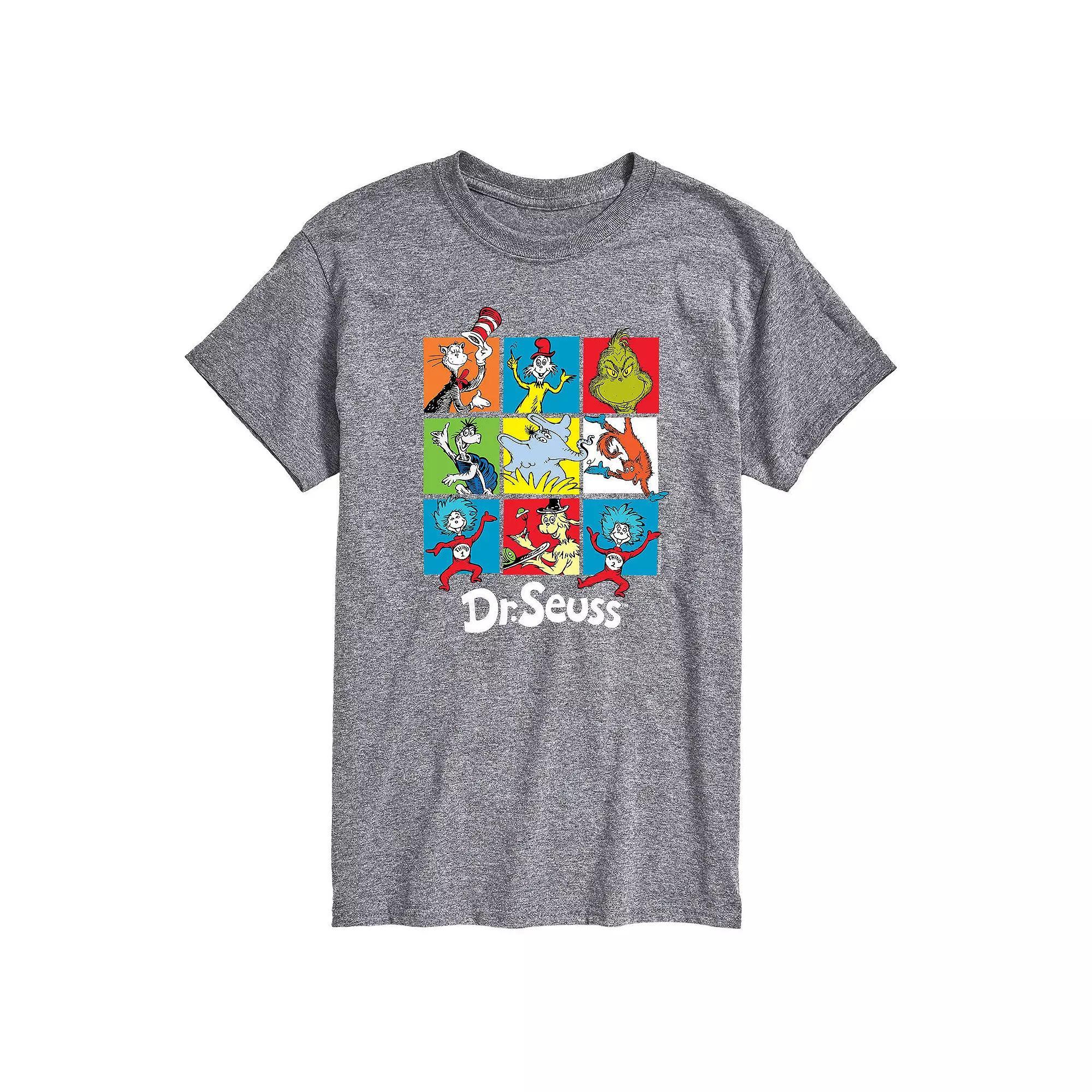 Men's Dr. Seuss Grid Tee,  Product Image