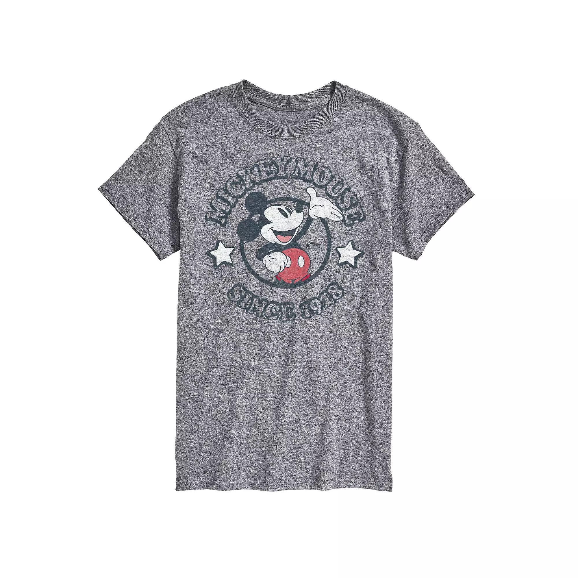 Big & Tall Mickey Mouse Since 1928 Tee, Men's, Size: 5XB, Gray Product Image