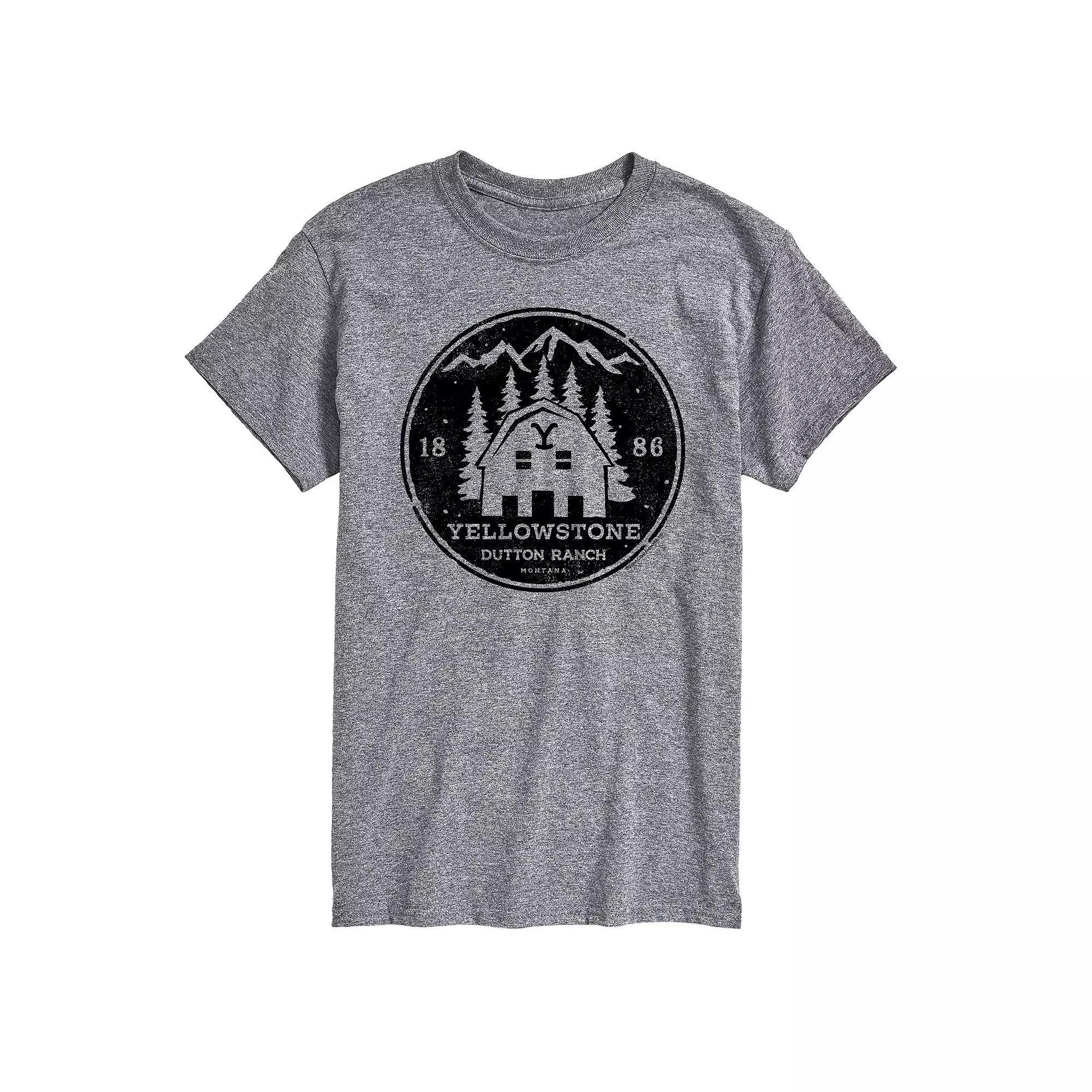 Big & Tall Yellowstone Dutton Ranch Graphic Tee, Men's,  Product Image