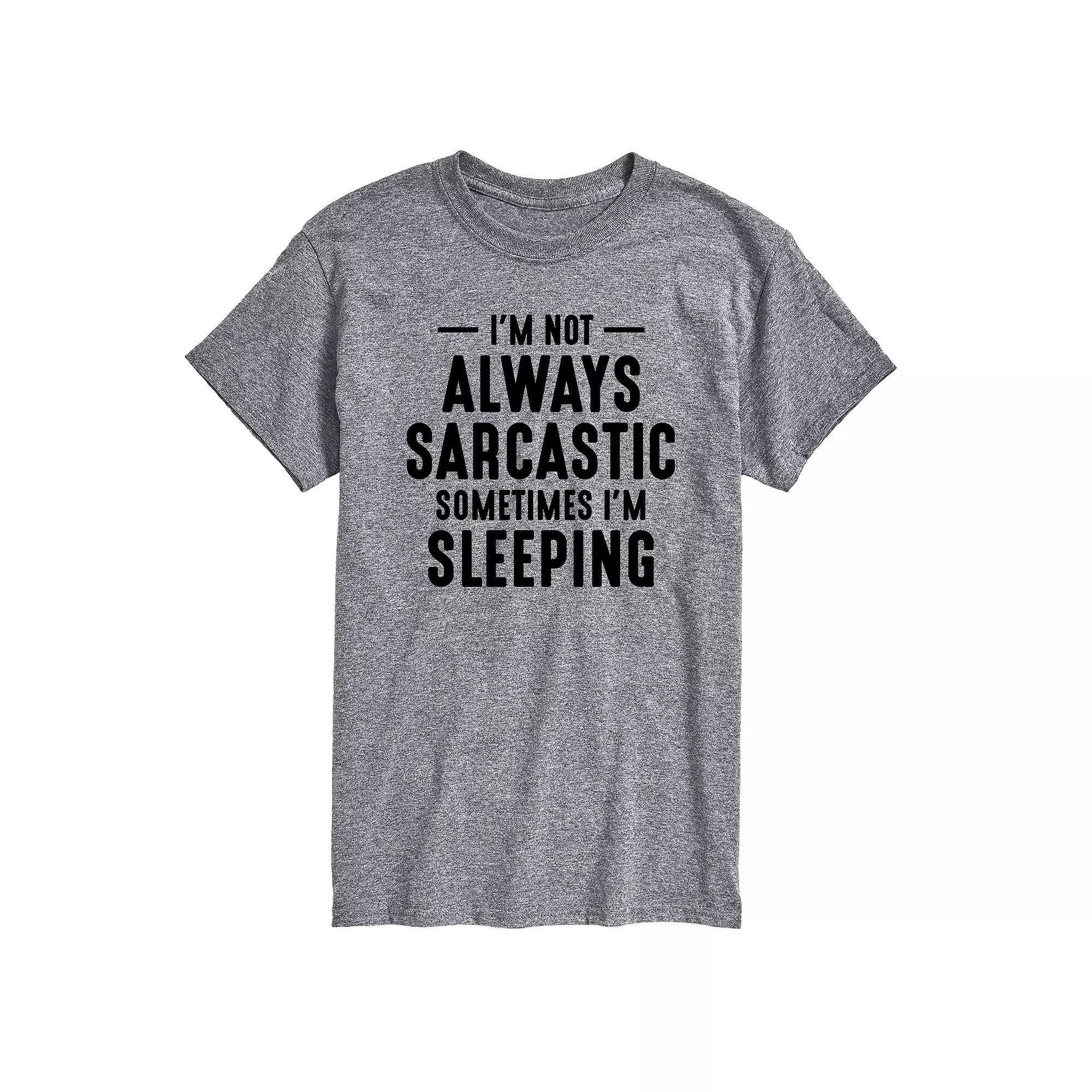 Big & Tall I'm Not Always Sarcastic Graphic Tee, Men's,  Product Image
