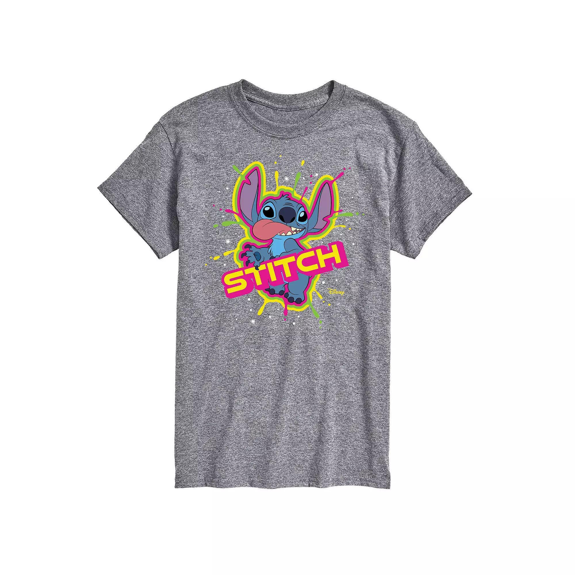 Disney's Lilo & Stitch Big & Tall Splatter Graphic Tee, Men's,  Product Image