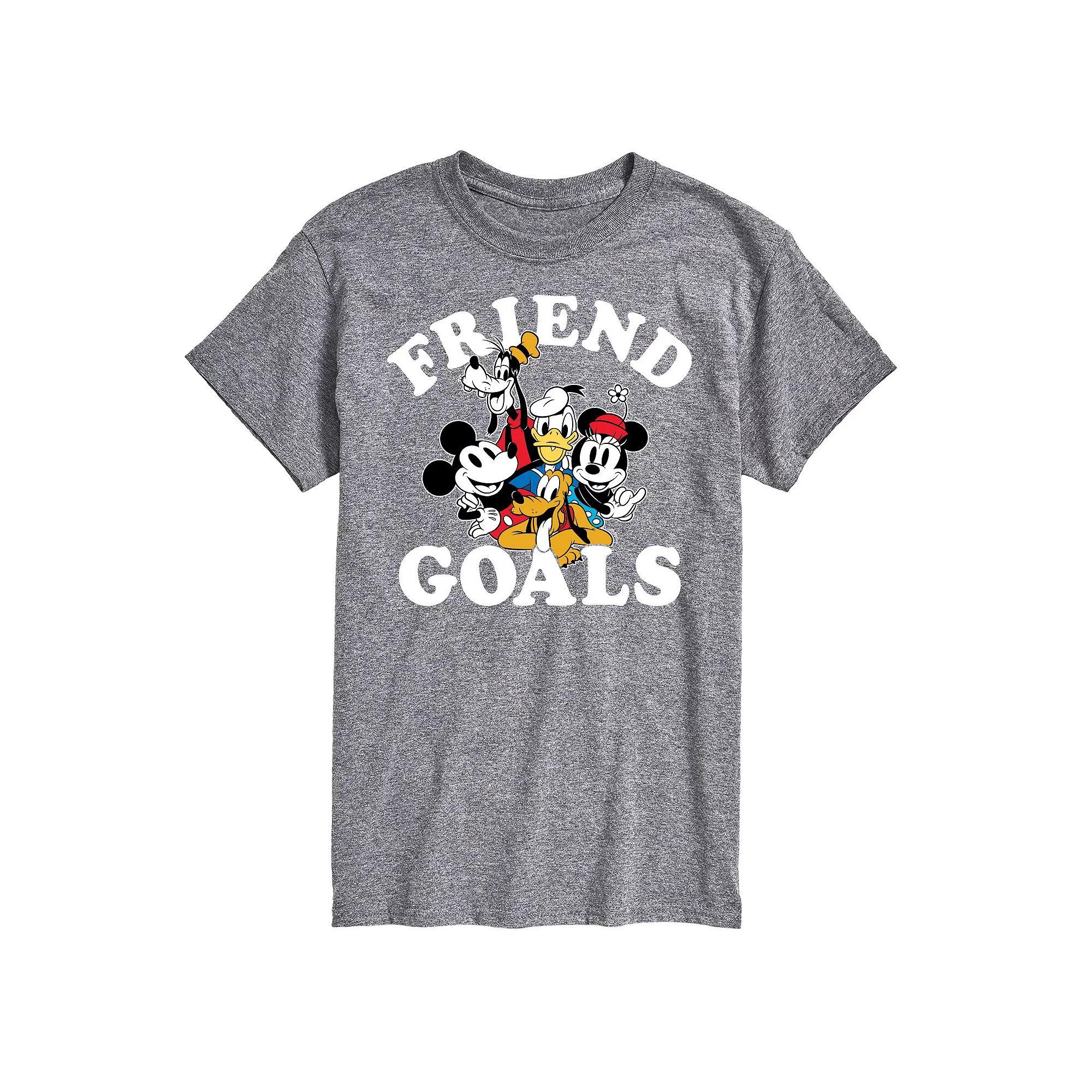 Disney's Mickey Mouse & Friends Big & Tall Friend Goals Graphic Tee, Men's,  Product Image