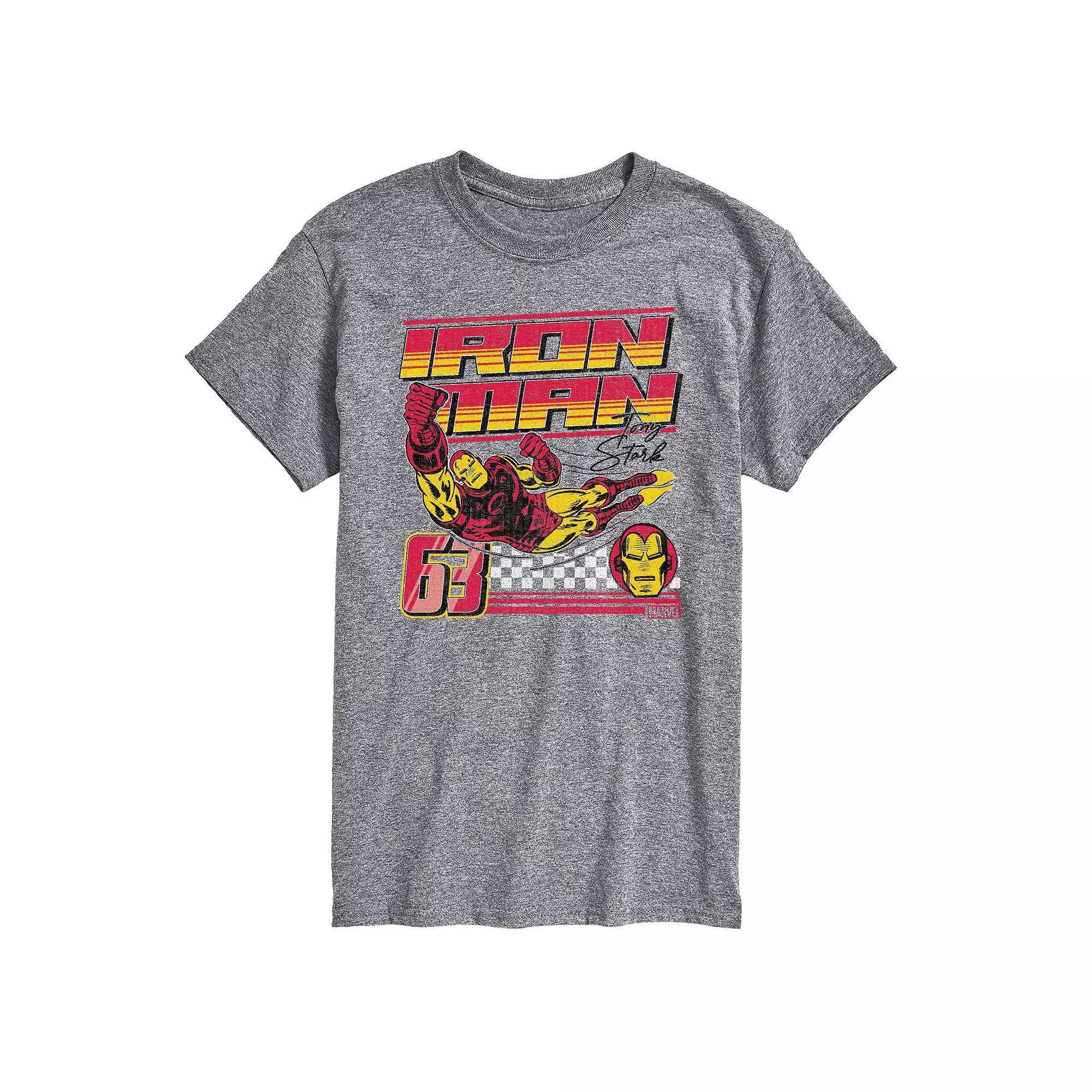 Men's Marvel Iron Man Est. 63 Racing Graphic Tee,  Product Image