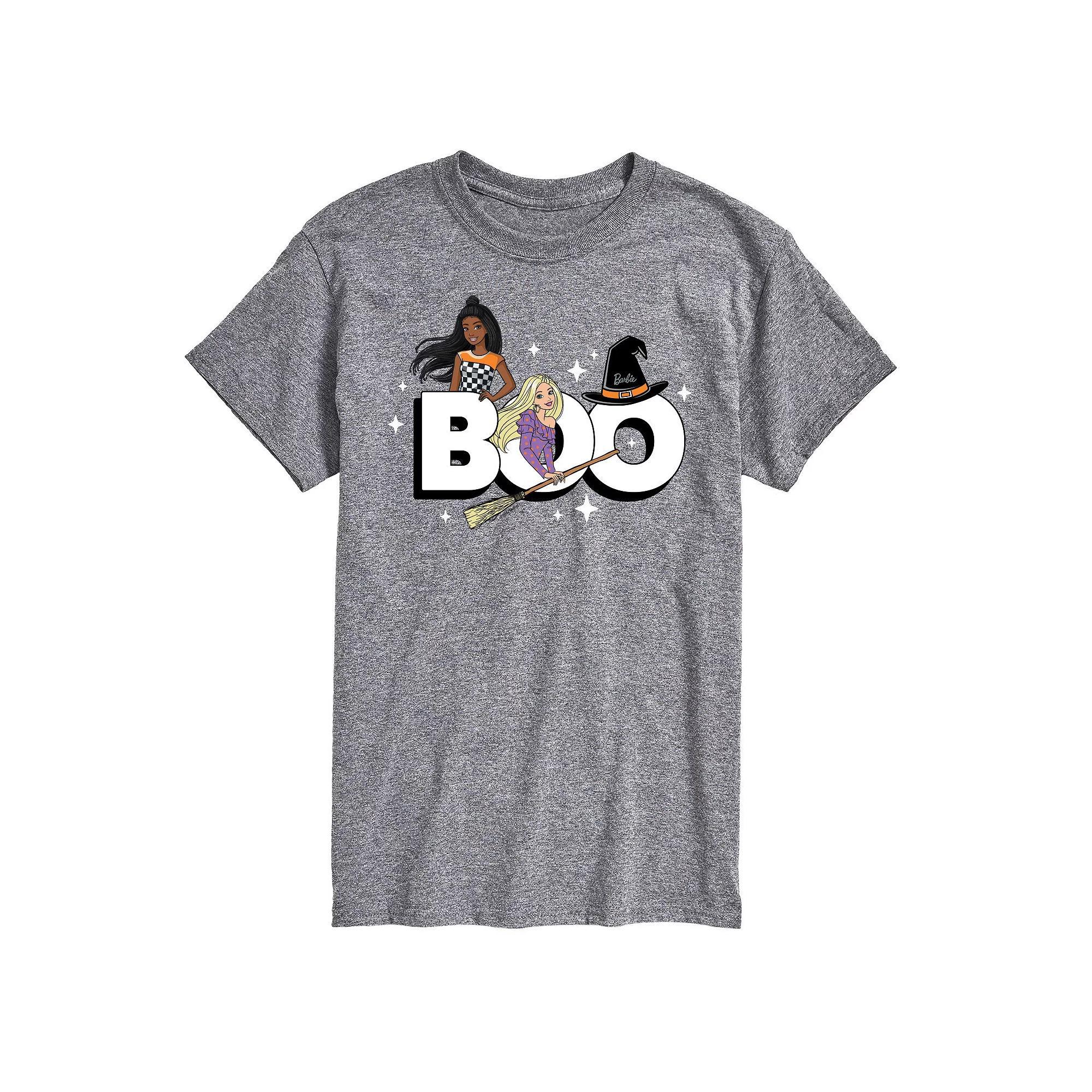 Big & Tall Barbie® Boo Barbie® Girls Graphic Tee, Men's, Size: XL Tall, Gray Product Image