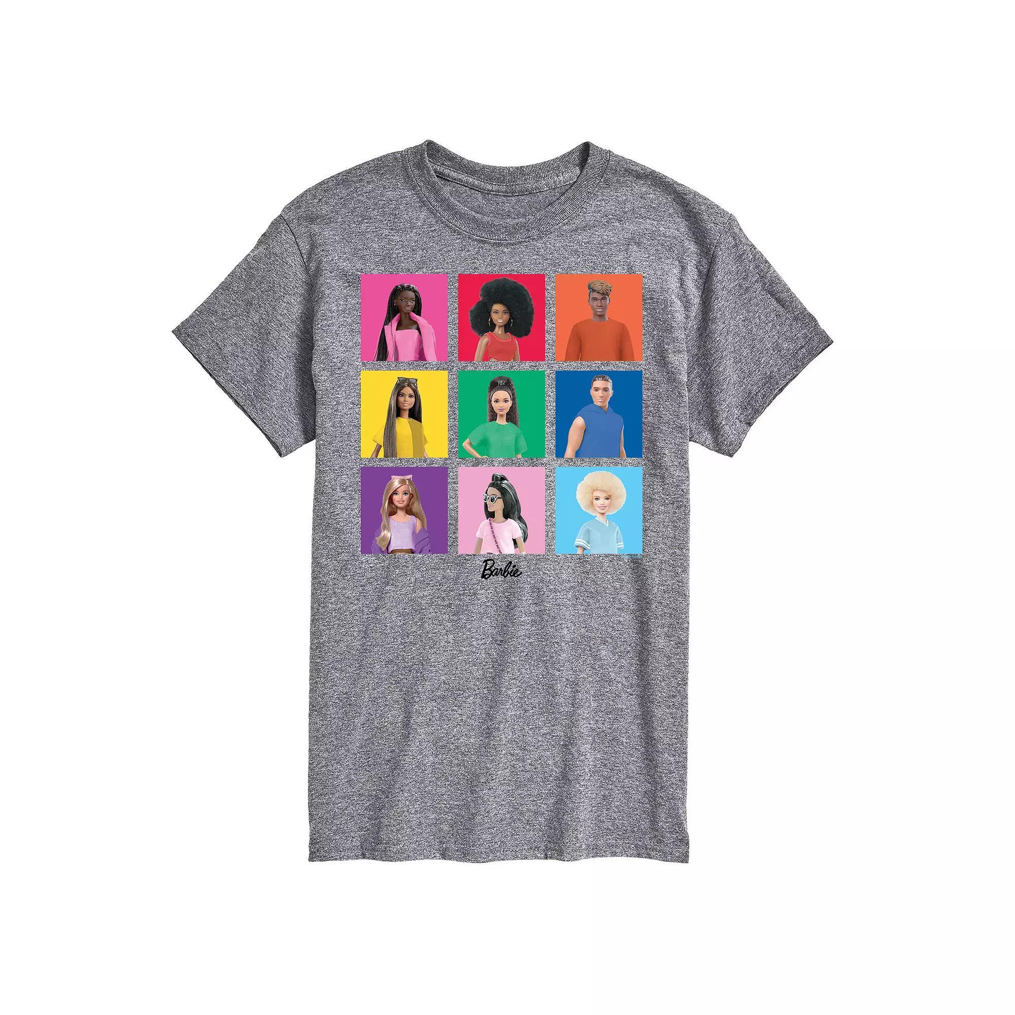 Big & Tall Barbie® Bride Pride Squares Graphic Tee, Men's,  Product Image