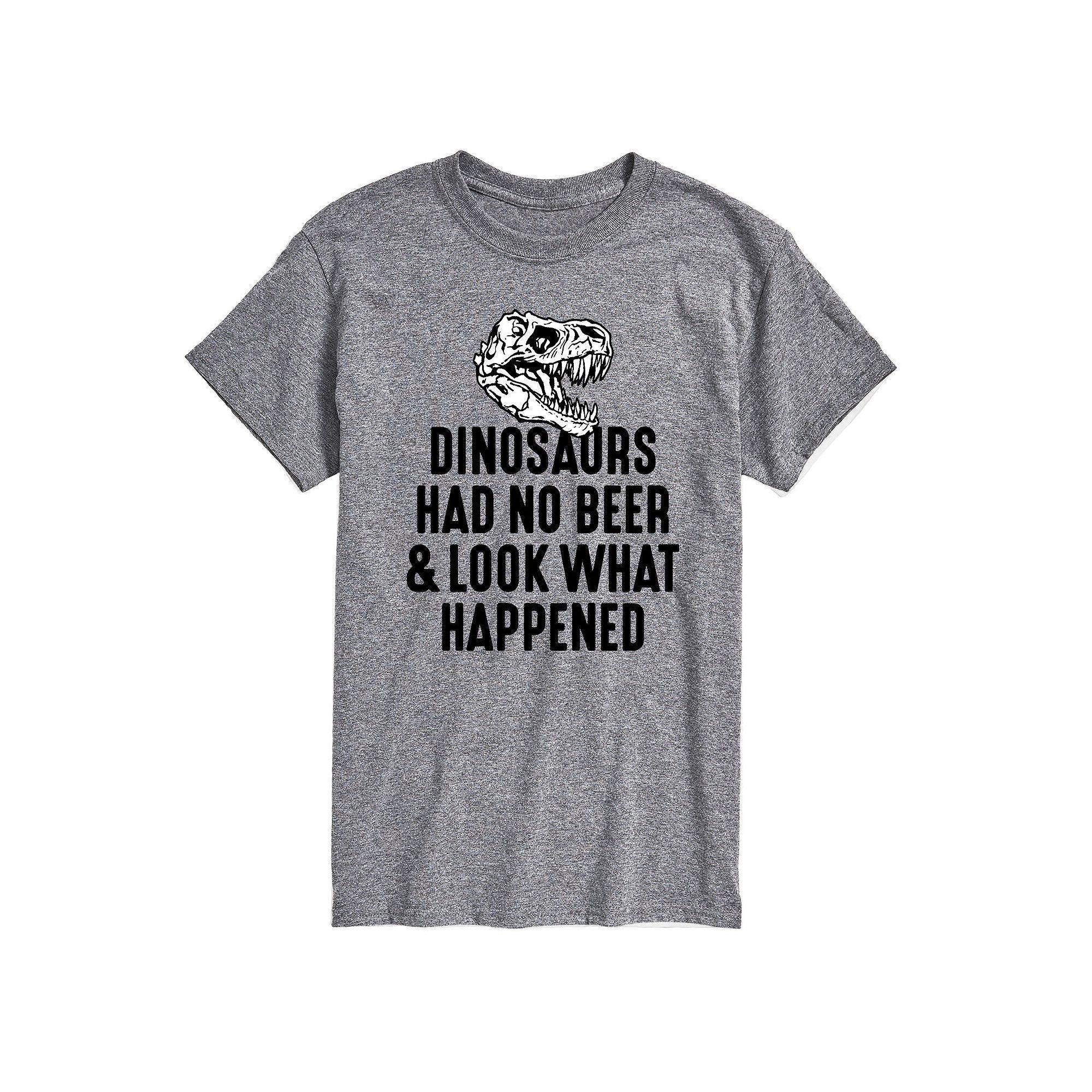 Big & Tall Dinosaurs Had No Beer Graphic Tee, Men's,  Product Image