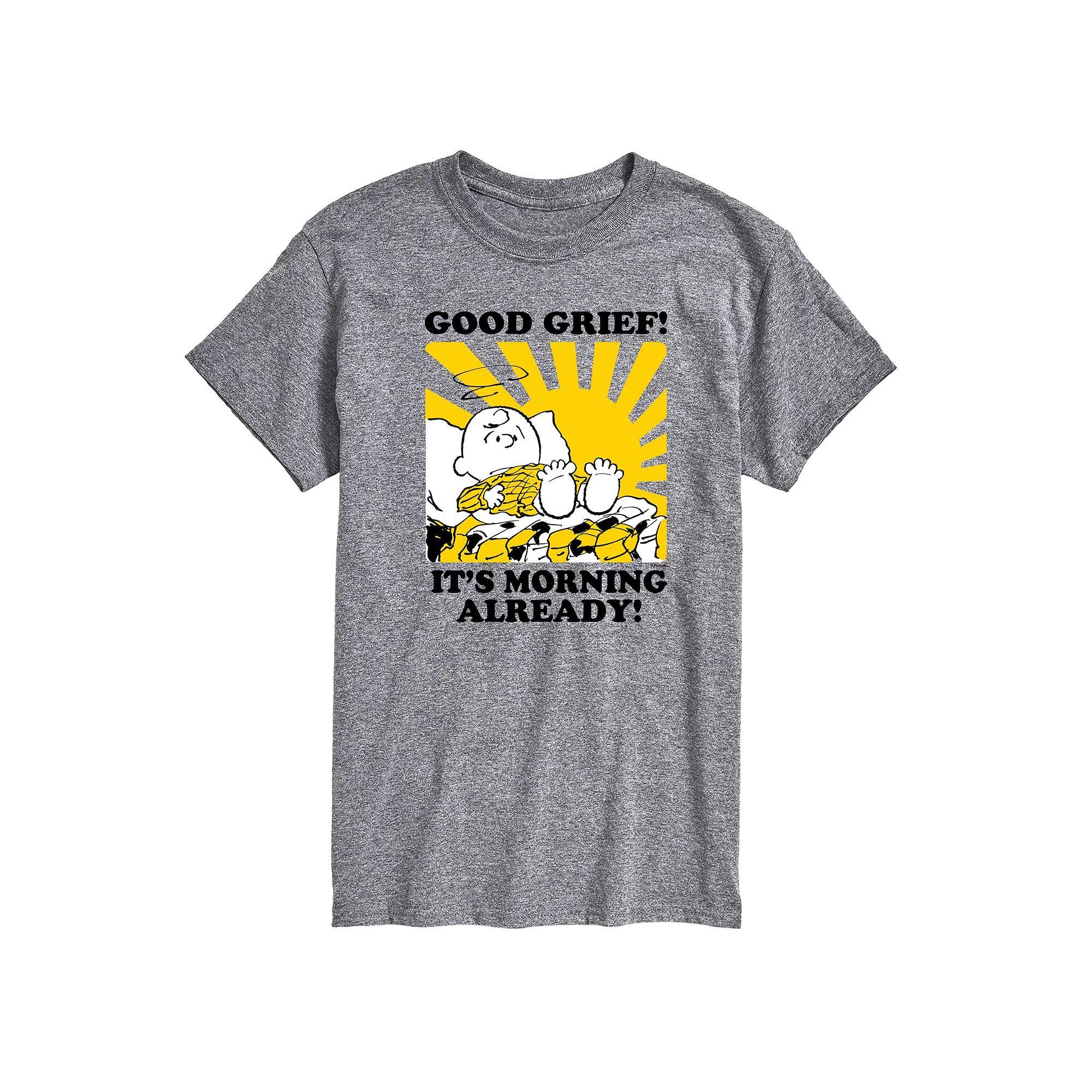 Men's Peanuts Its Morning Already Graphic Tee,  Product Image